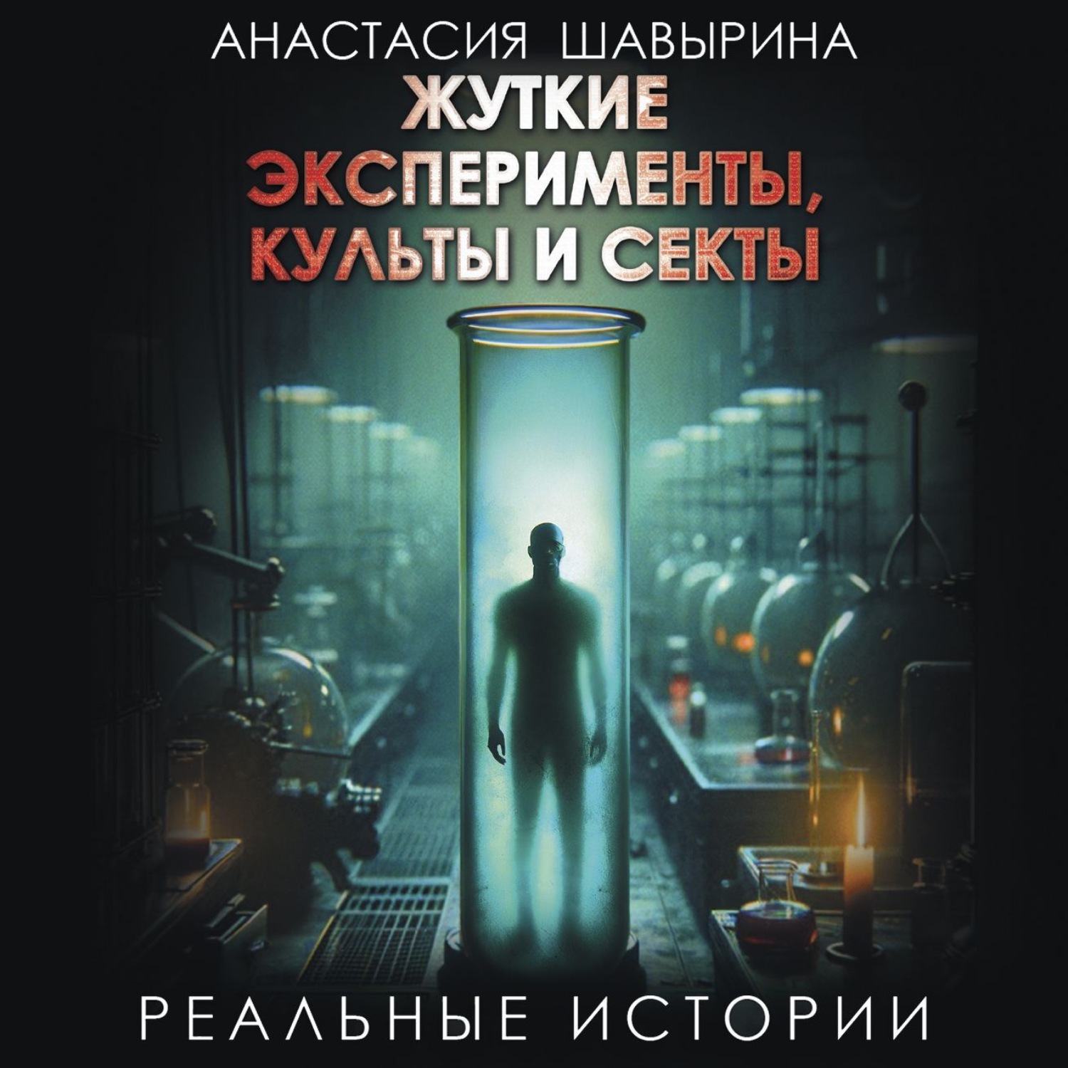Обложка книги «Жуткие эксперименты, культы и секты. Реальные истории»