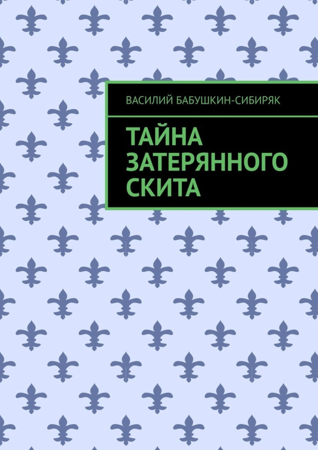 Обложка книги «Тайна затерянного скита»