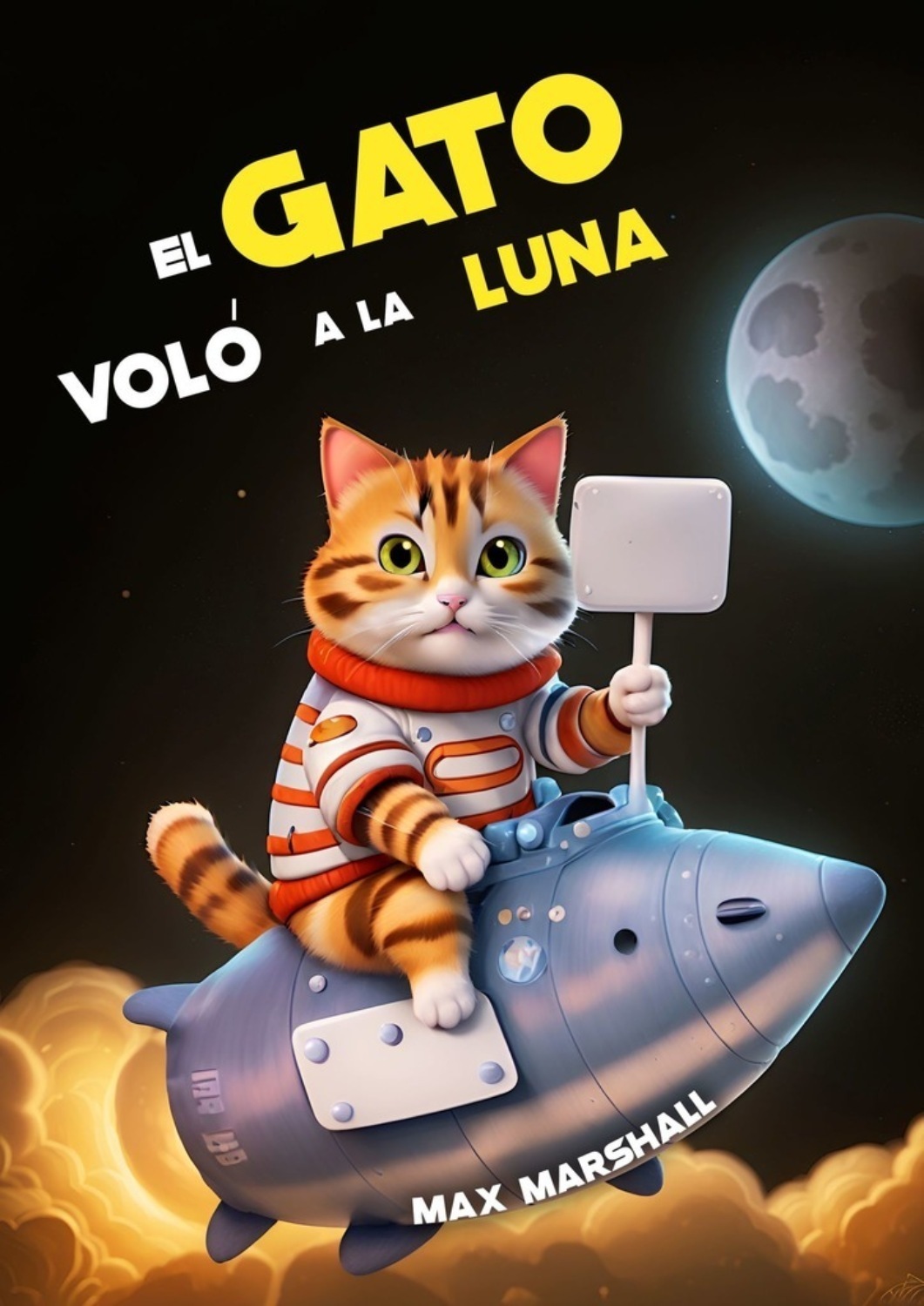 Обложка книги «El Gato Voló a la Luna»