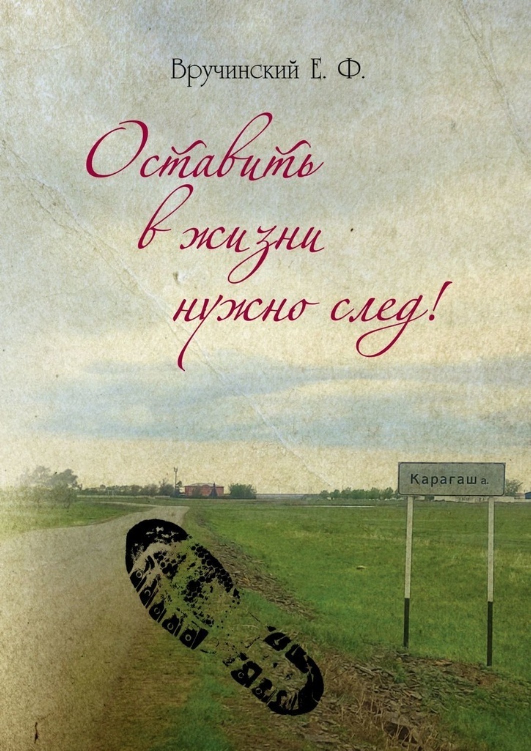Обложка книги «Оставить в жизни нужно след!»