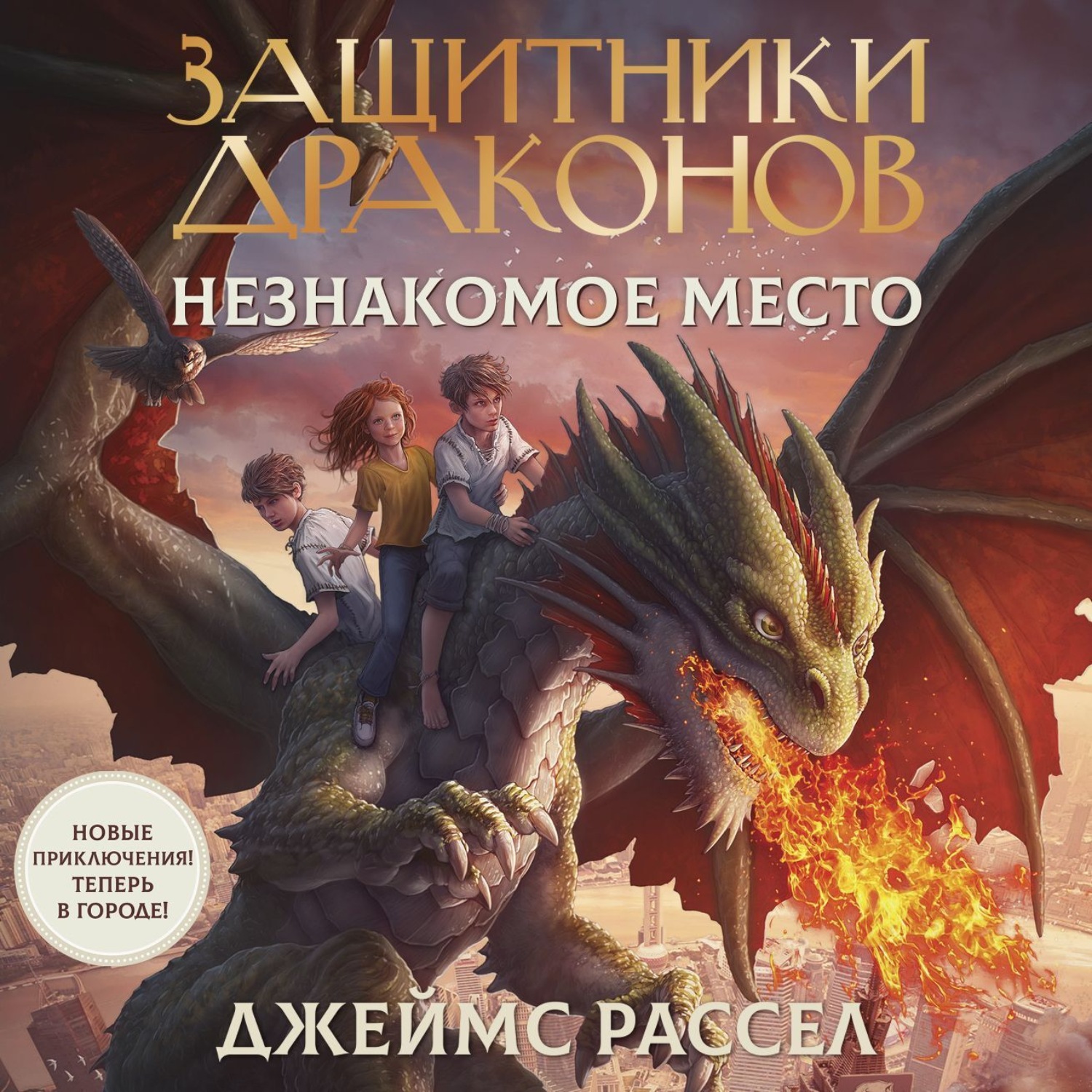 Обложка книги «Защитники драконов. Незнакомое место»