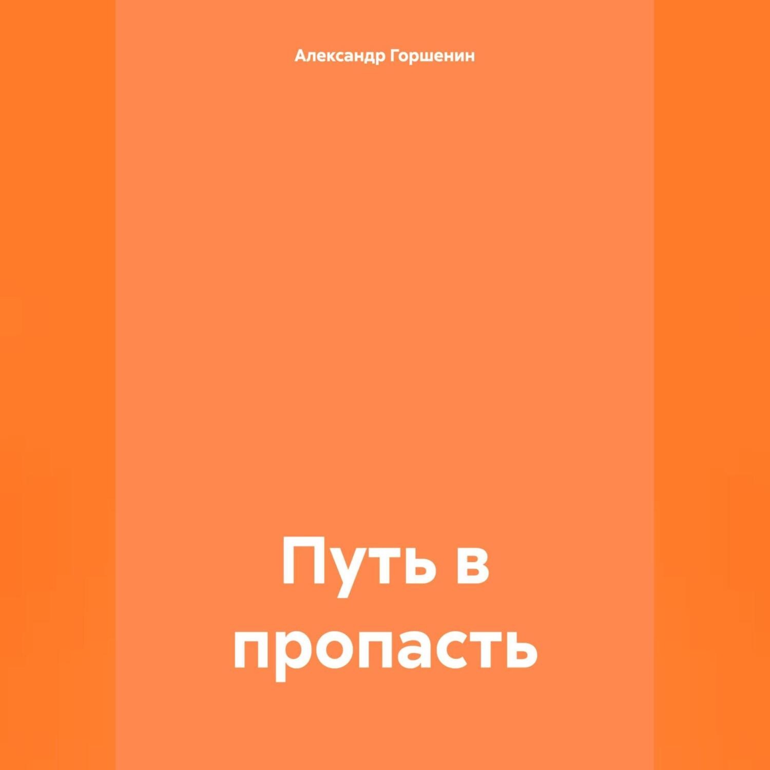 Обложка книги «Путь в пропасть»