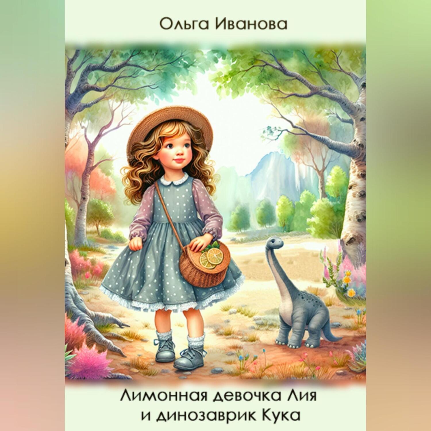 Обложка книги «Лимонная девочка Лия и динозаврик Кука»