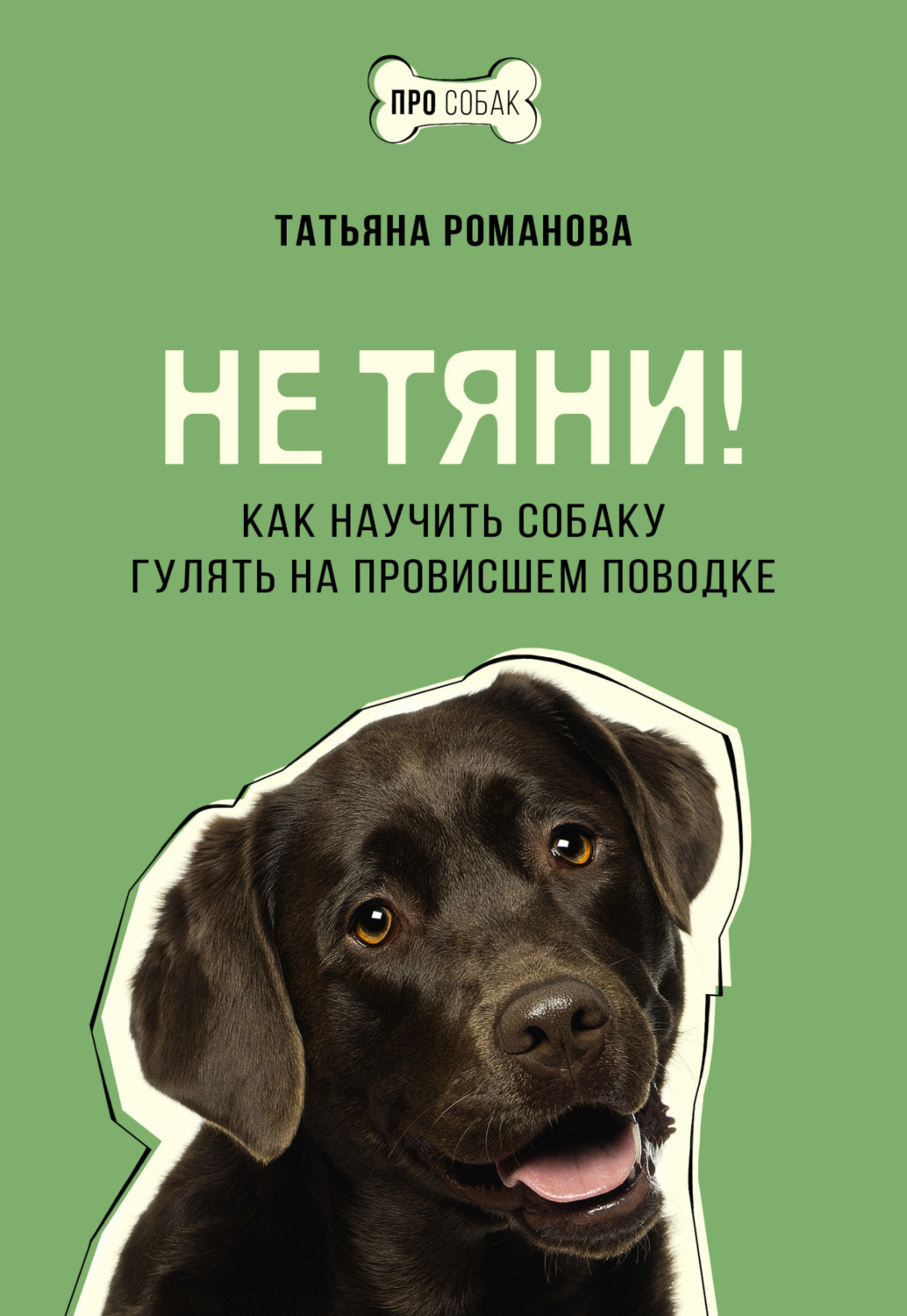 Обложка книги «Не тяни! Как научить собаку гулять на провисшем поводке»