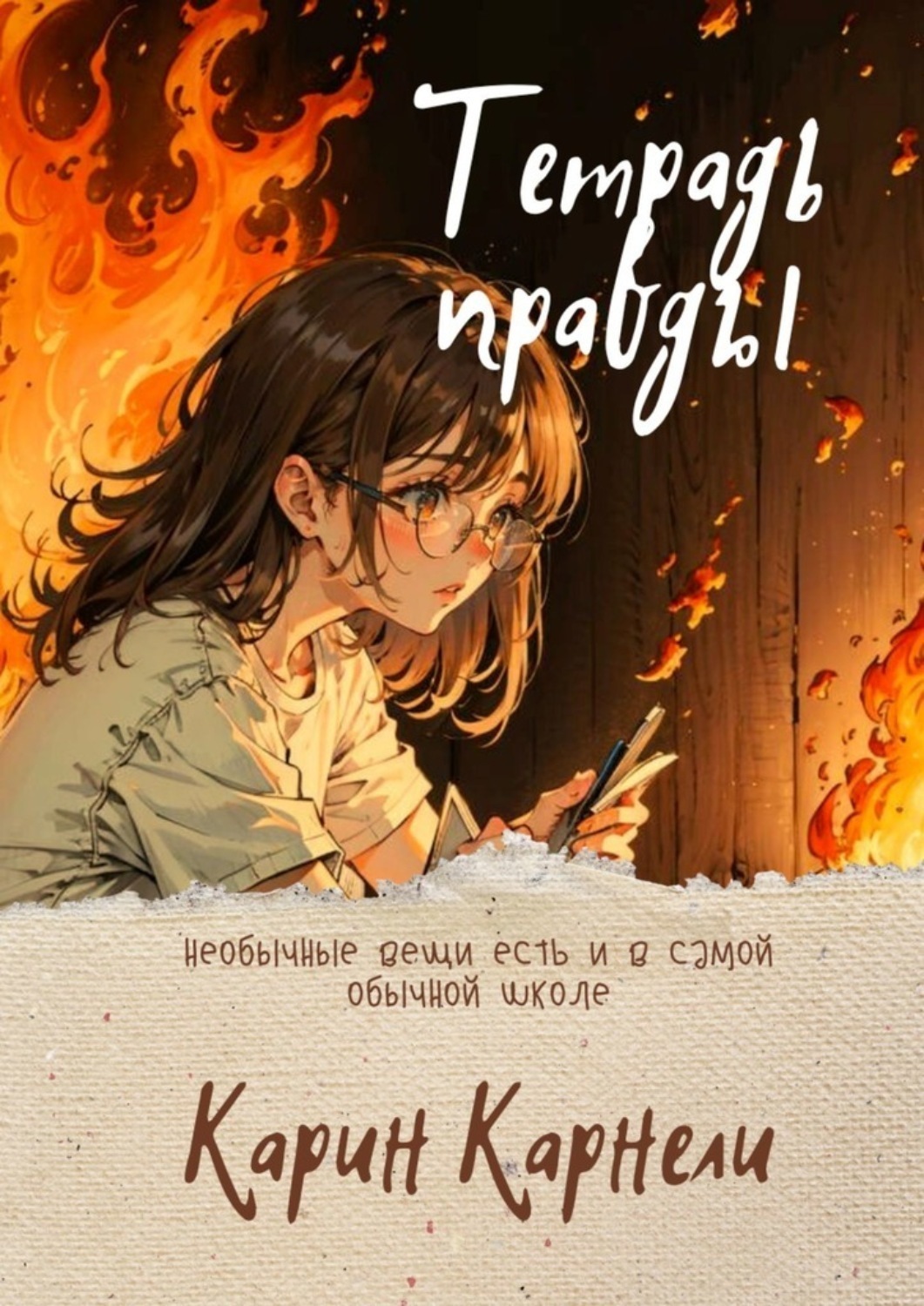 Обложка книги «Тетрадь правды. Необычные вещи есть и в самой обычной школе»
