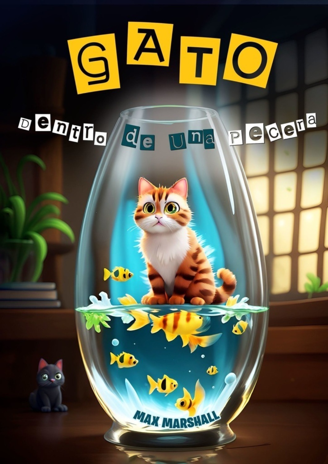 Обложка книги «Gato Dentro de Una Pecera»