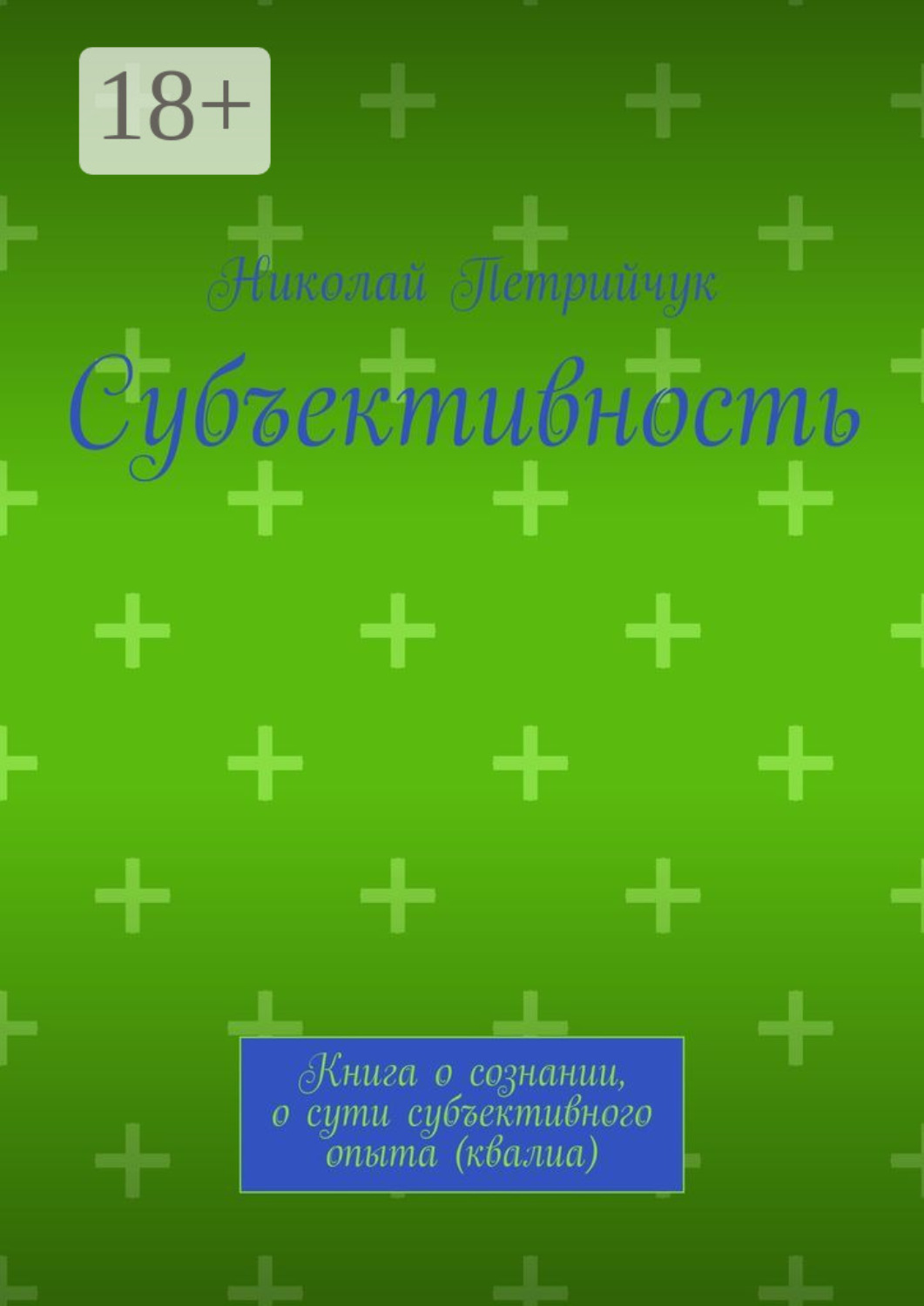 Обложка книги «Субъективность. Книга о сознании, о сути субъективного опыта (квалиа)»