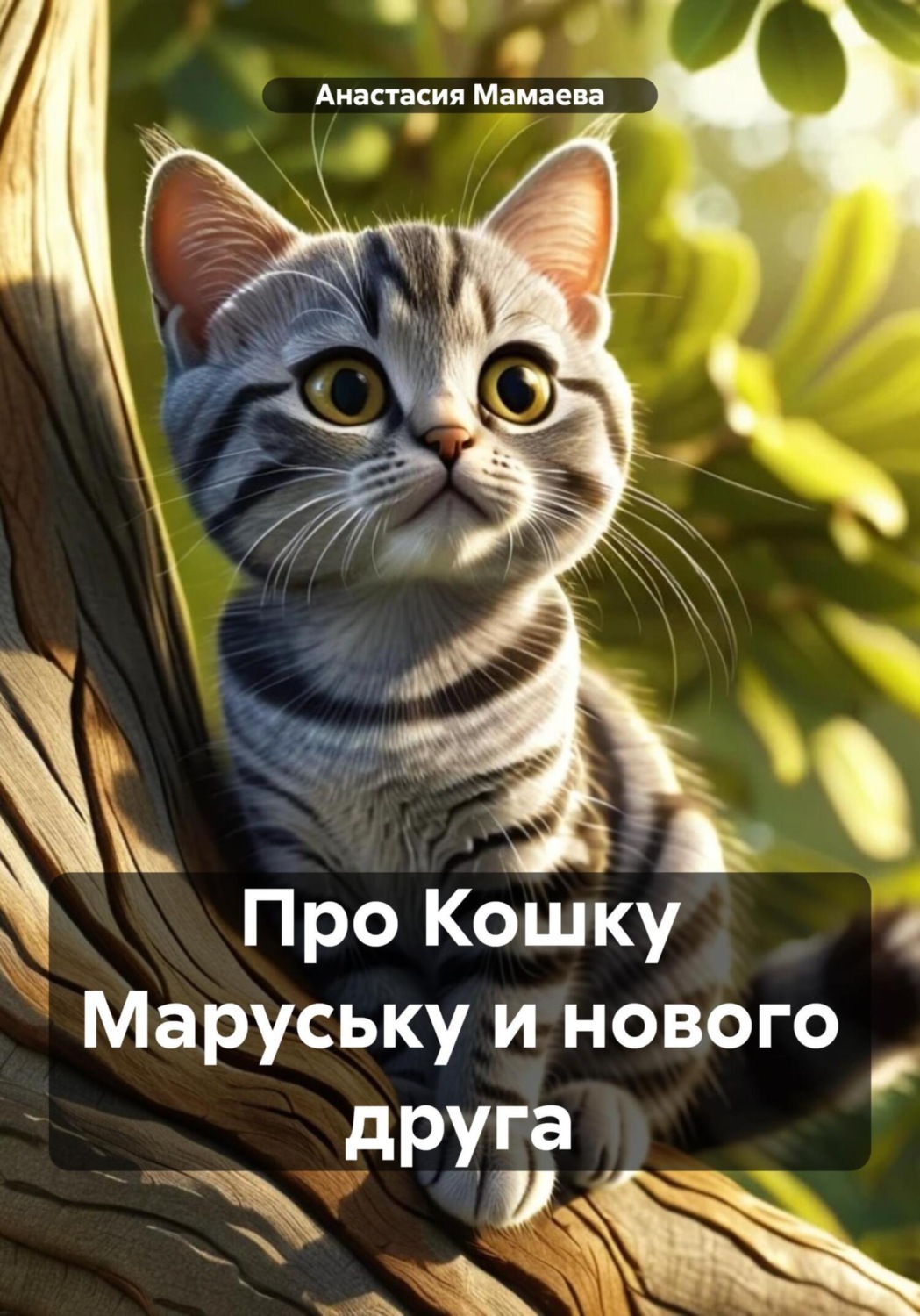 Обложка книги «Про Кошку Маруську и нового друга»