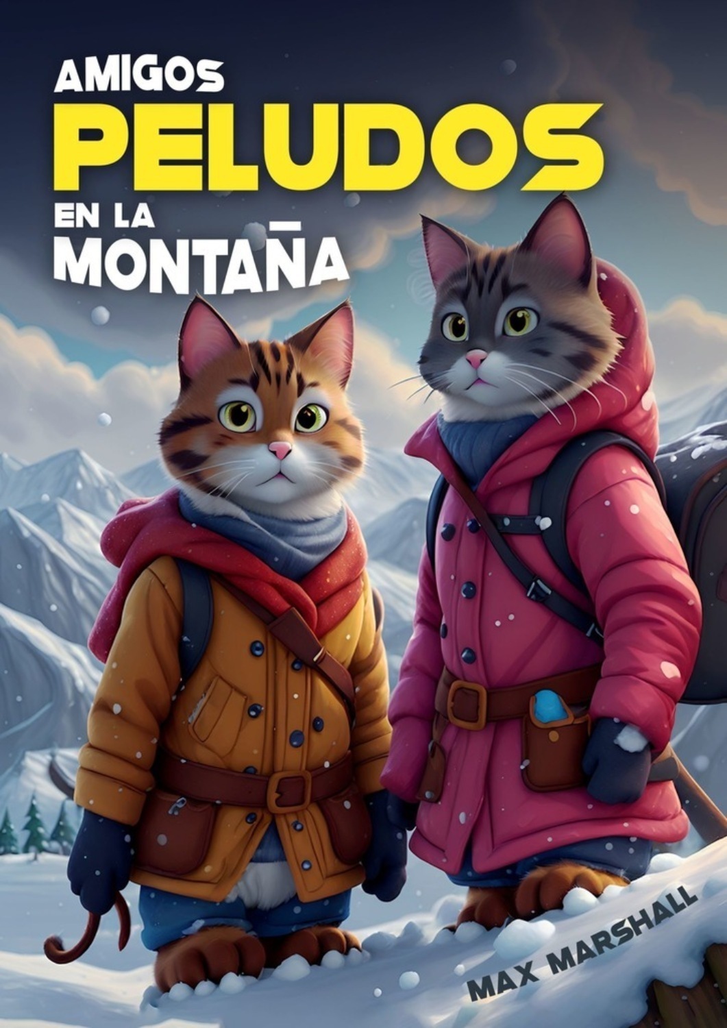 Обложка книги «Amigos Peludos en la Montaña»