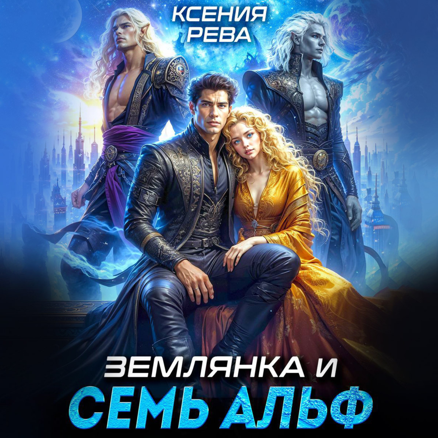 Обложка книги «Землянка и семь Альф»