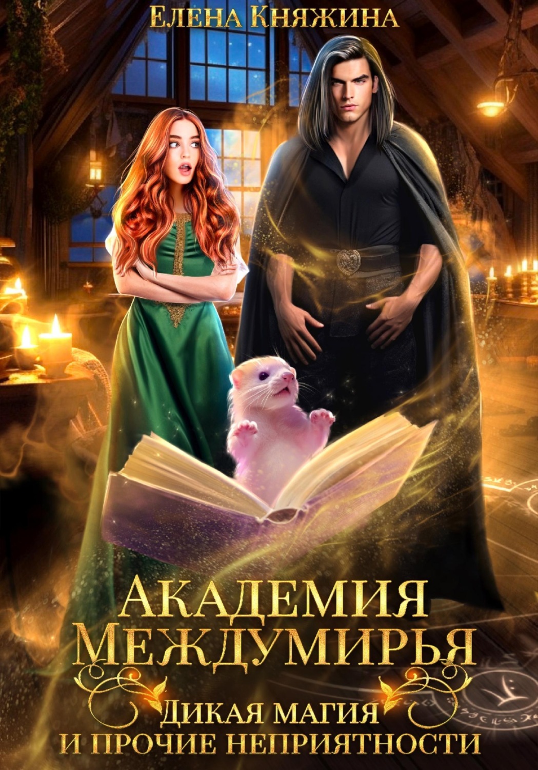 Обложка книги «Академия Междумирья. Дикая магия и прочие неприятности»