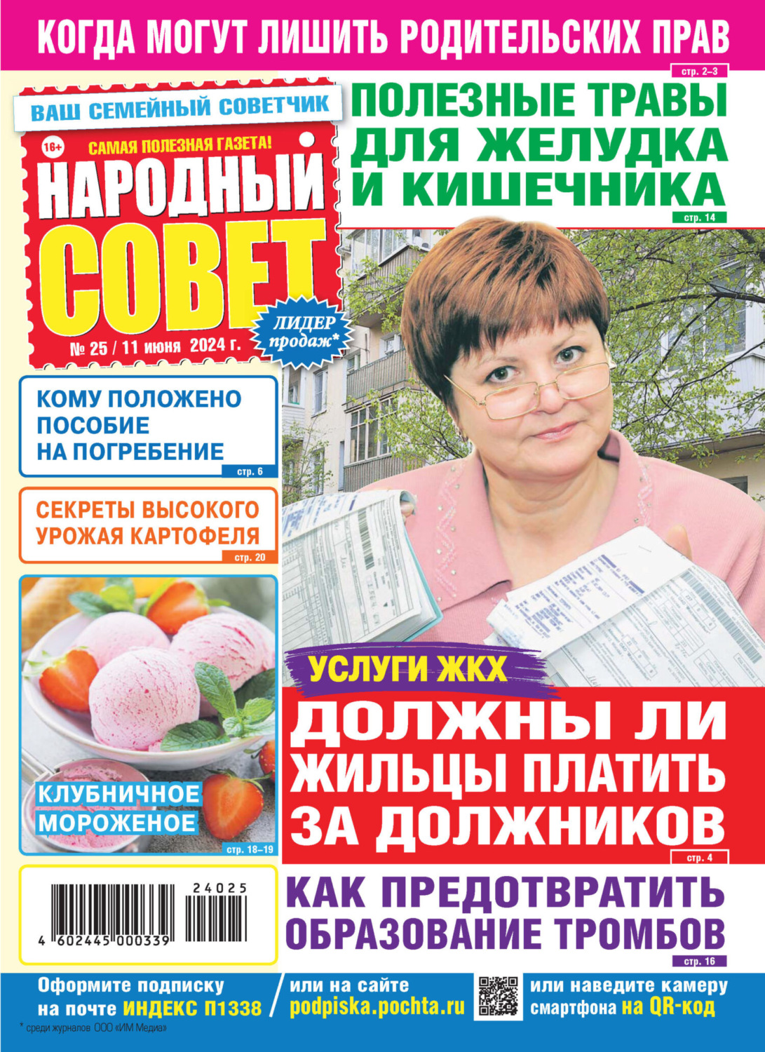 Обложка книги «Народный совет №25/2024»