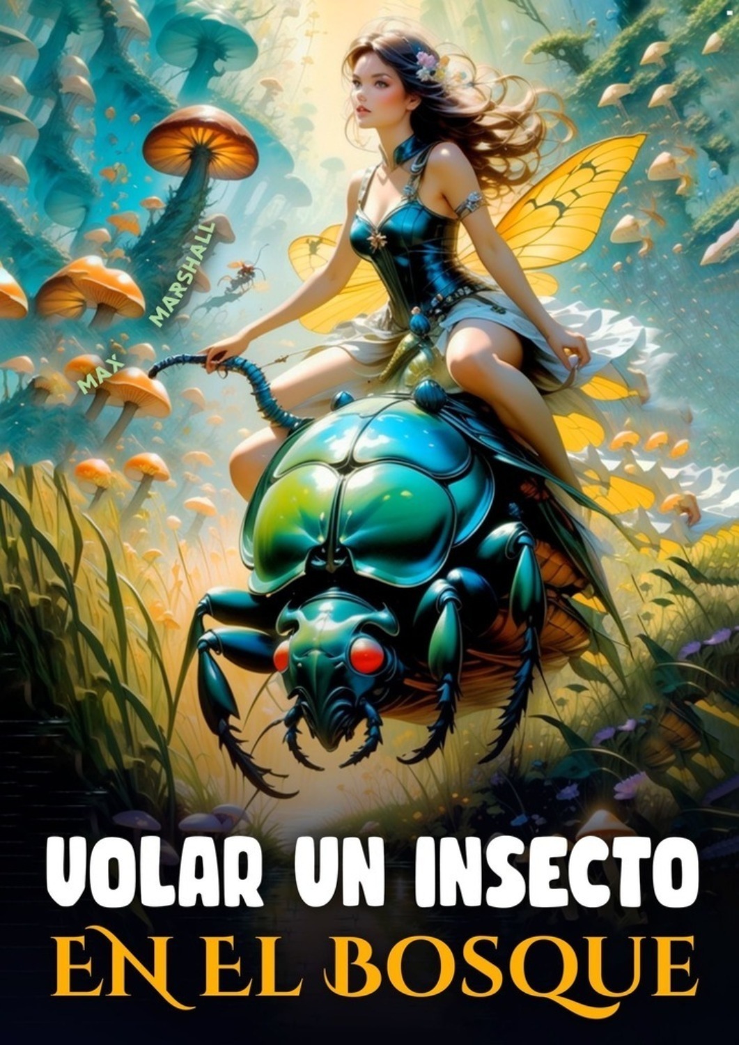 Обложка книги «Volar un Insecto en el Bosque»