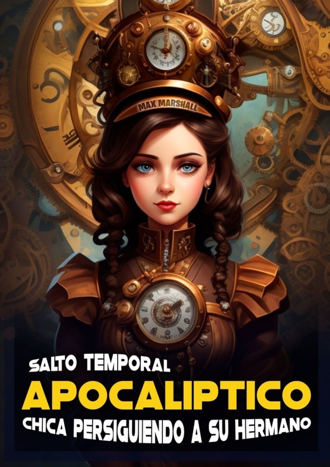 Обложка книги «Salto Temporal Apocalíptico: Chica persiguiendo a su Hermano»