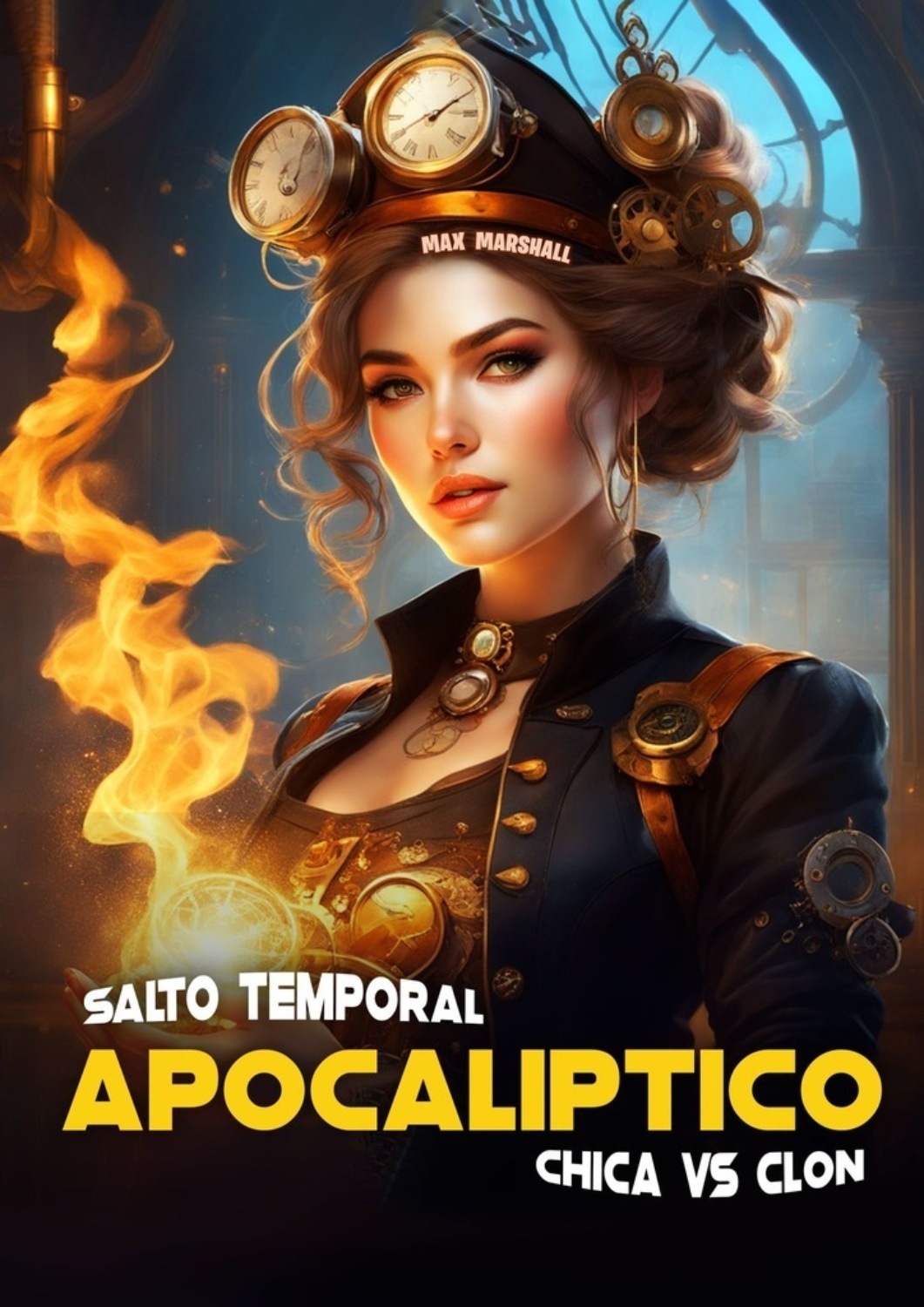 Обложка книги «Salto Temporal Apocalíptico: Chica vs Clon»