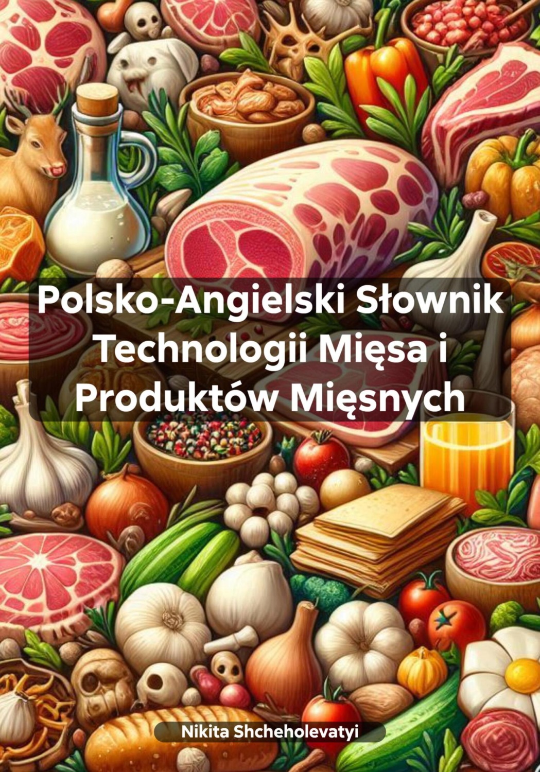 Обложка книги «Polsko-Angielski Słownik Technologii Mięsa i Produktów Mięsnych»
