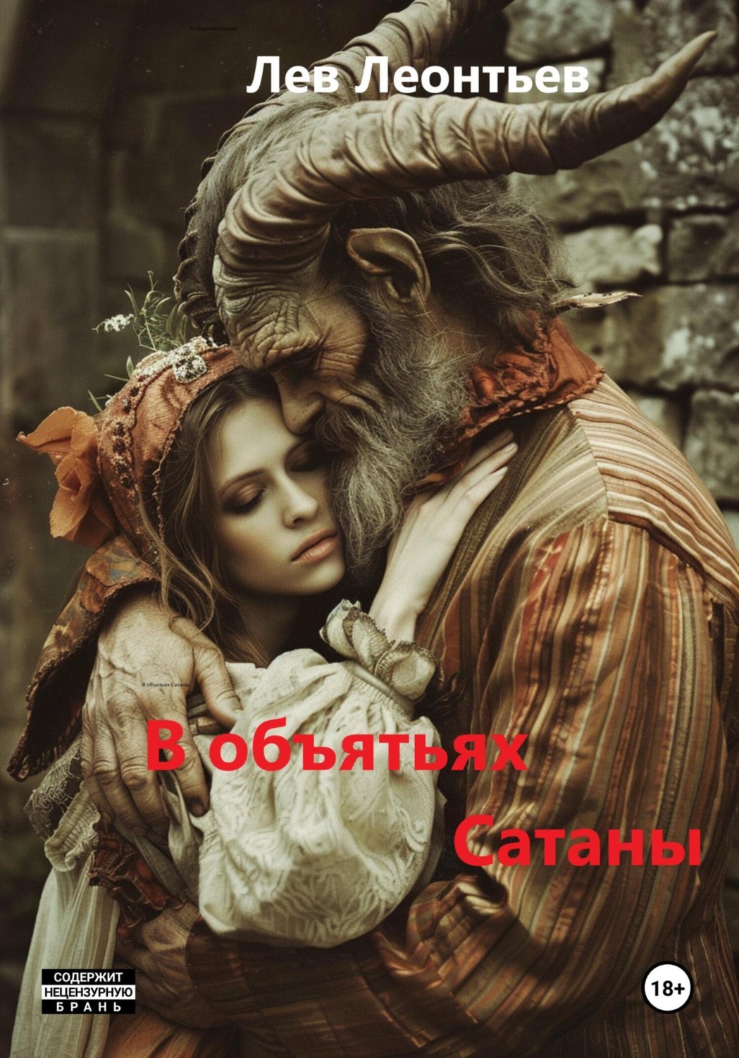 Обложка книги «В объятьях Сатаны»
