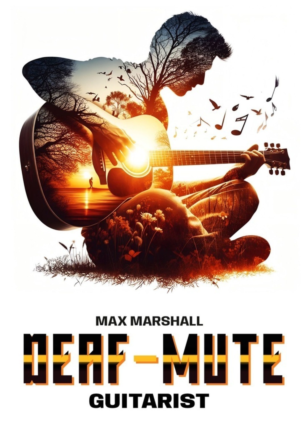 Обложка книги «Deaf-mute Guitarist»