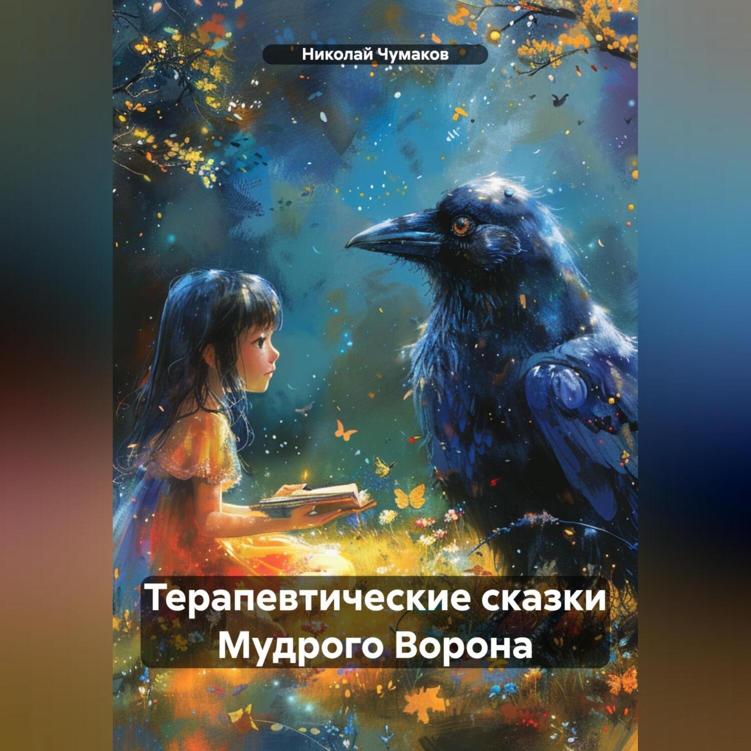 Обложка книги «Терапевтические сказки Мудрого Ворона»