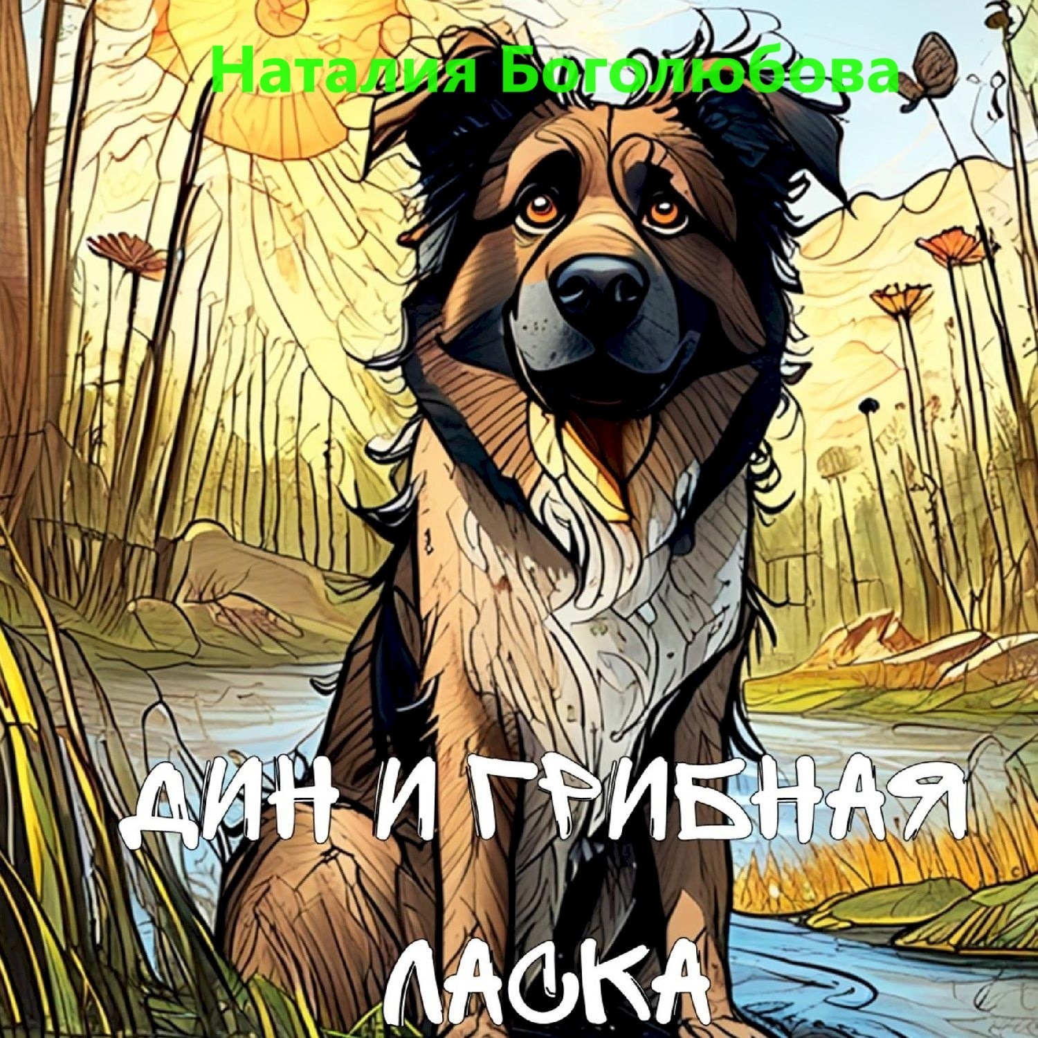 Обложка книги «Дин и Грибная Ласка»