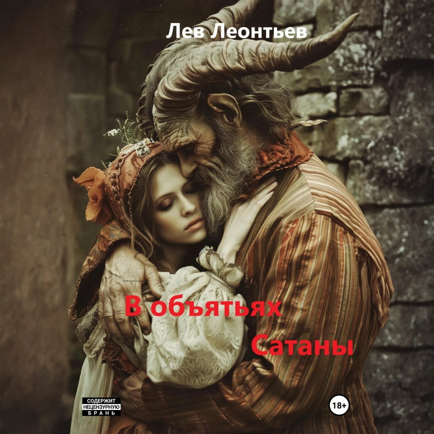 Обложка книги «В объятьях Сатаны»