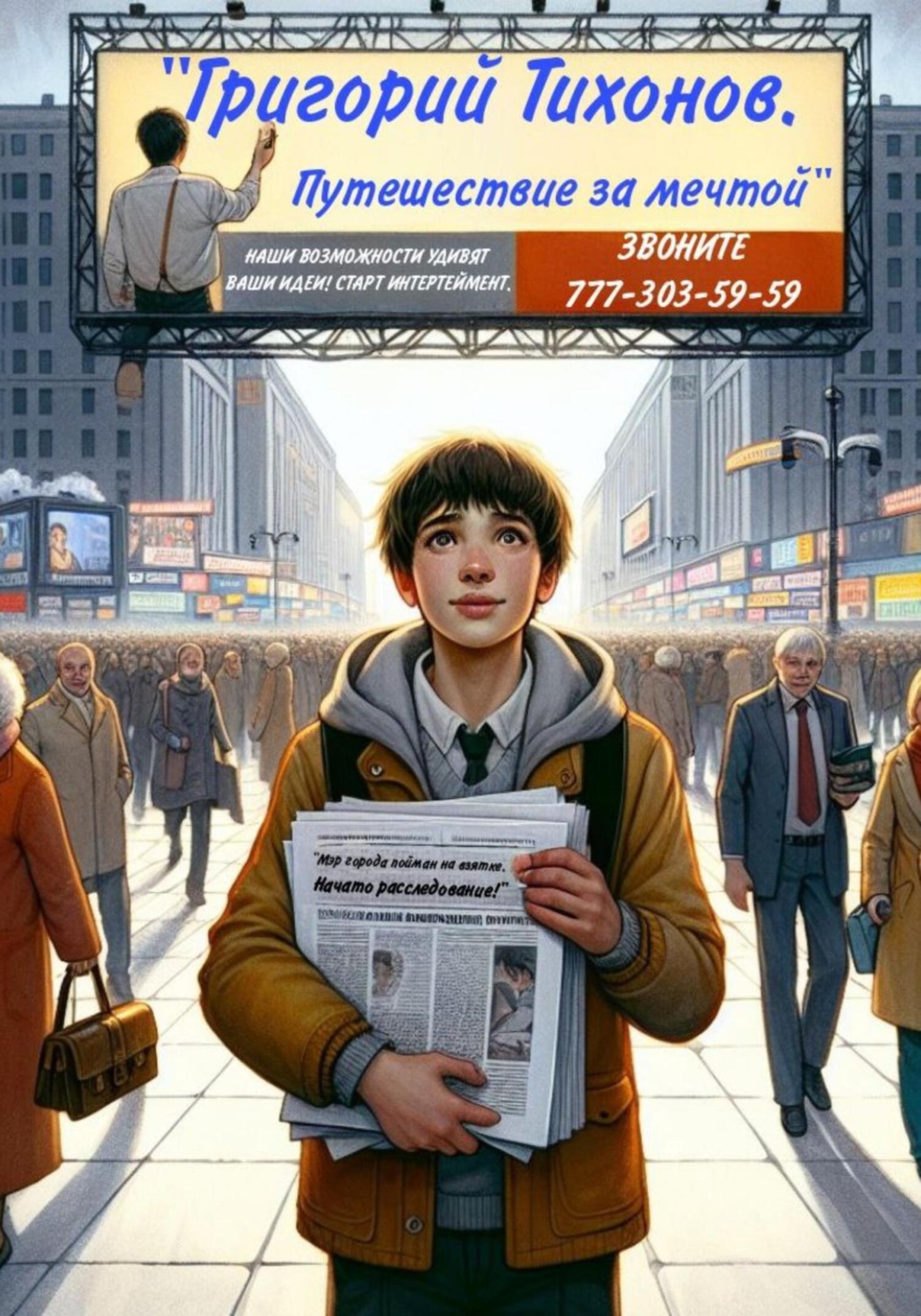 Обложка книги «Григорий Тихонов. Путешествие за мечтой»