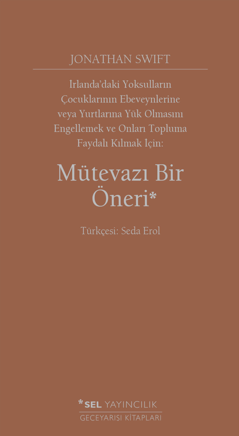 Обложка книги «Mütevazı Bir Öneri»
