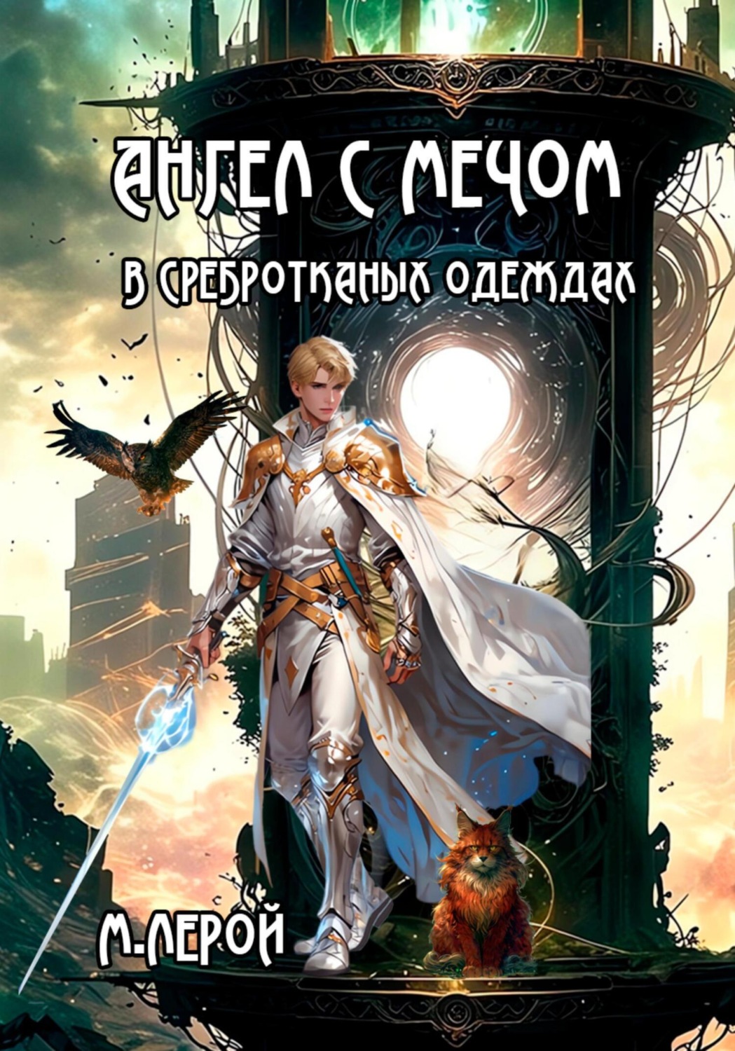 Обложка книги «Ангел с мечом в сребротканых одеждах»
