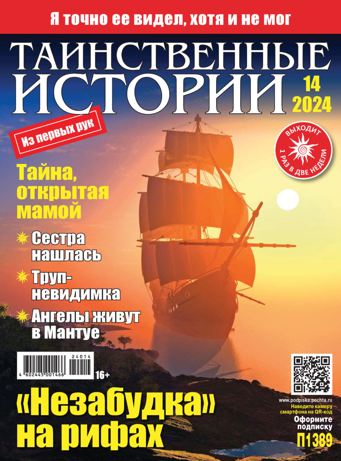 Обложка книги «Таинственные истории №14/2024»