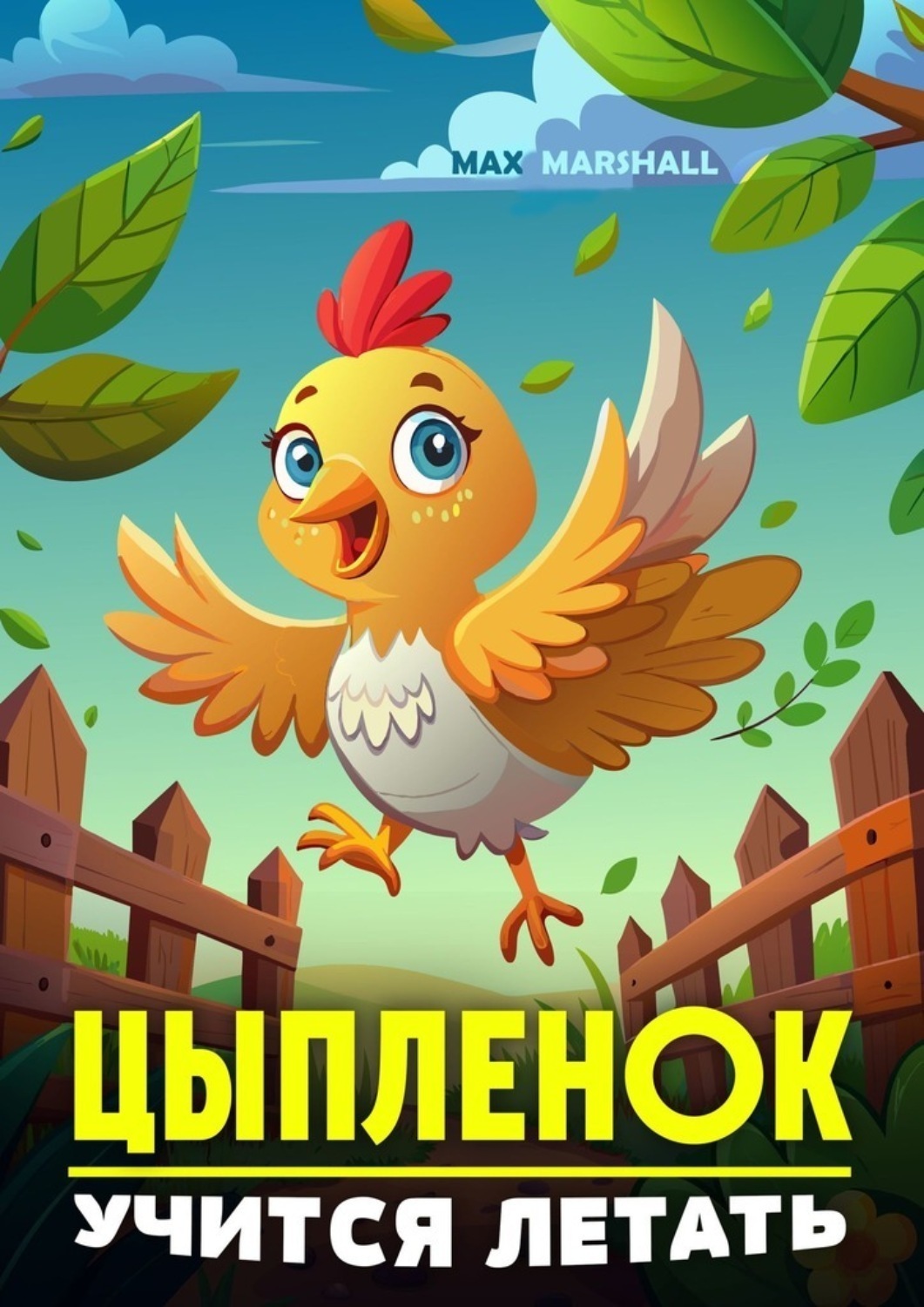 Обложка книги «Цыпленок учится летать»