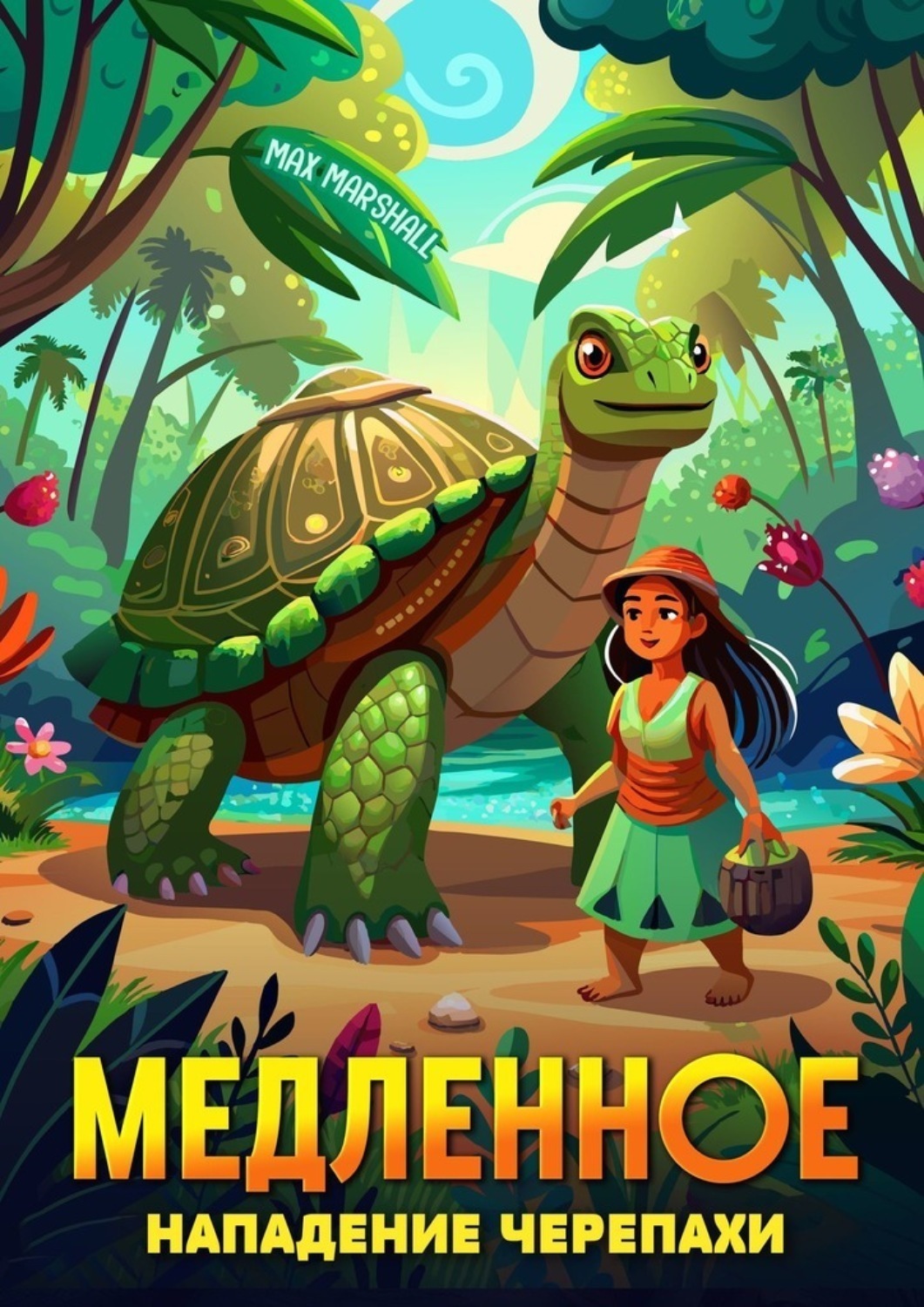 Обложка книги «Медленное нападение черепахи»
