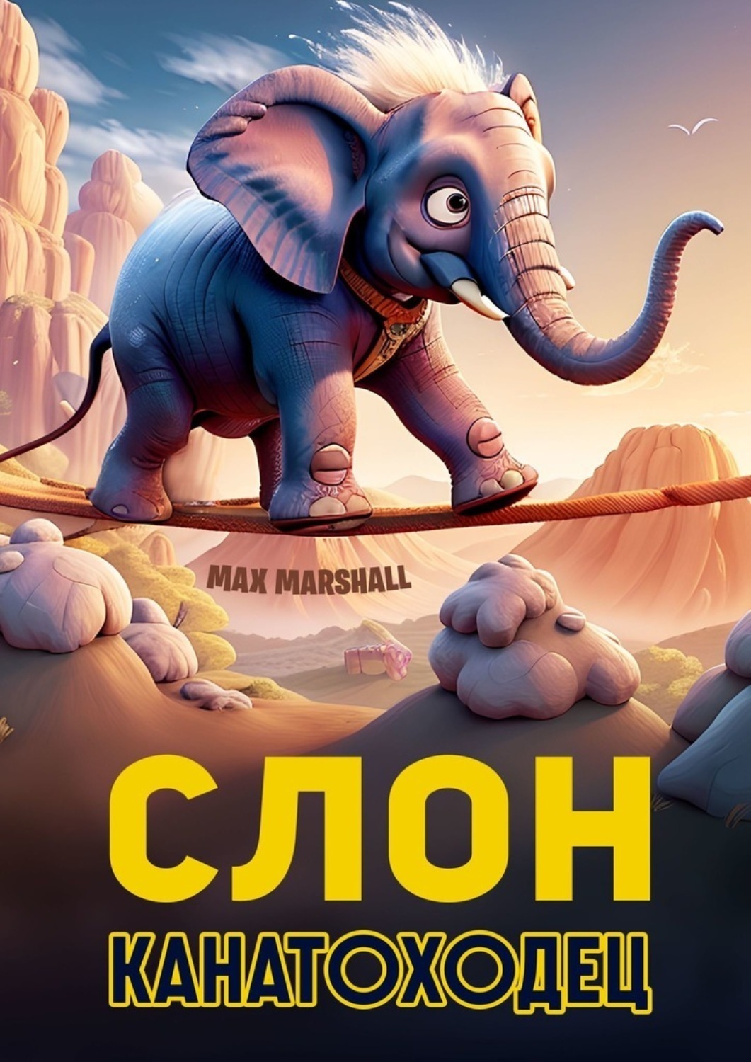 Обложка книги «Слон-канатоходец»