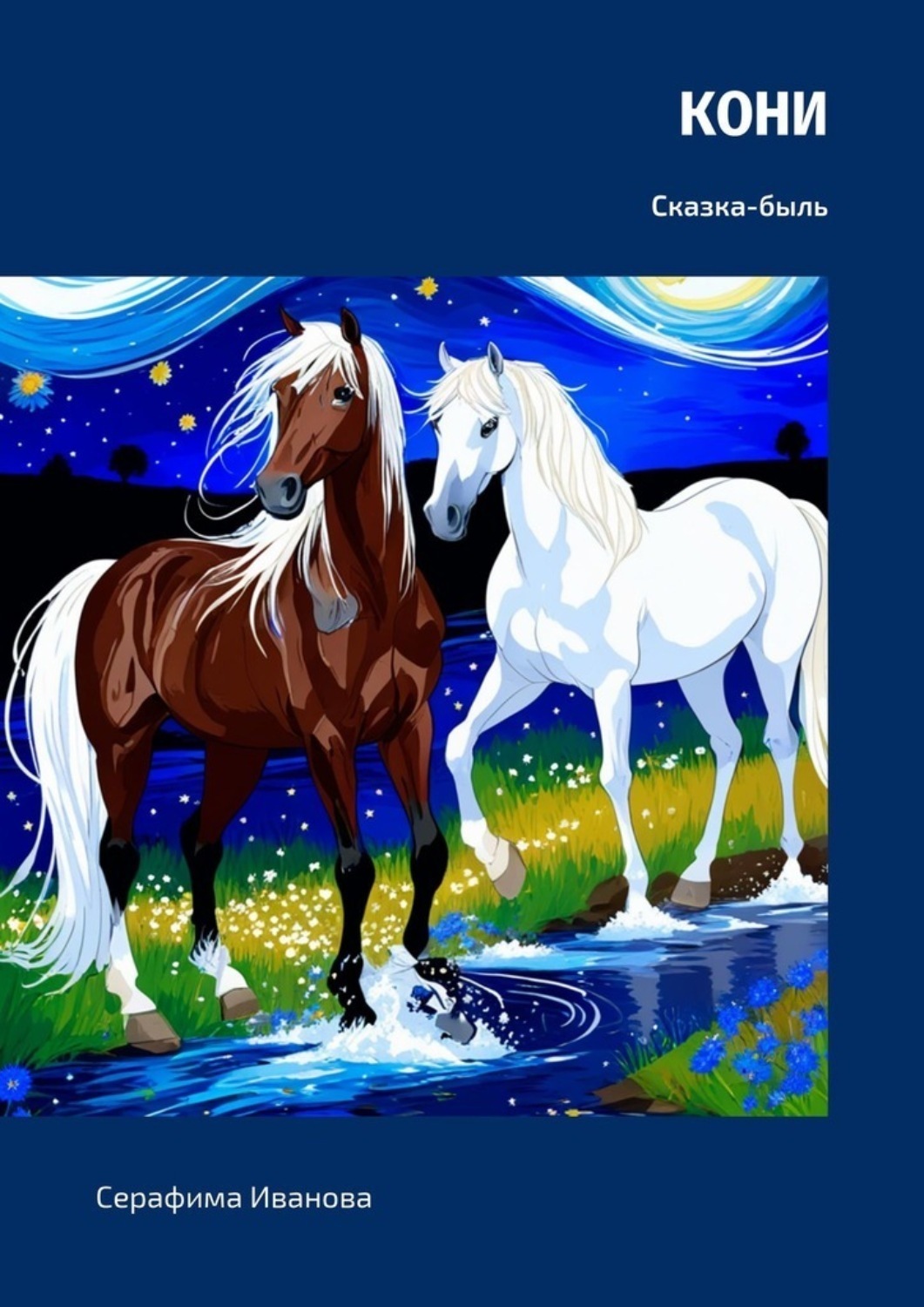 Обложка книги «Кони. Сказка-быль»
