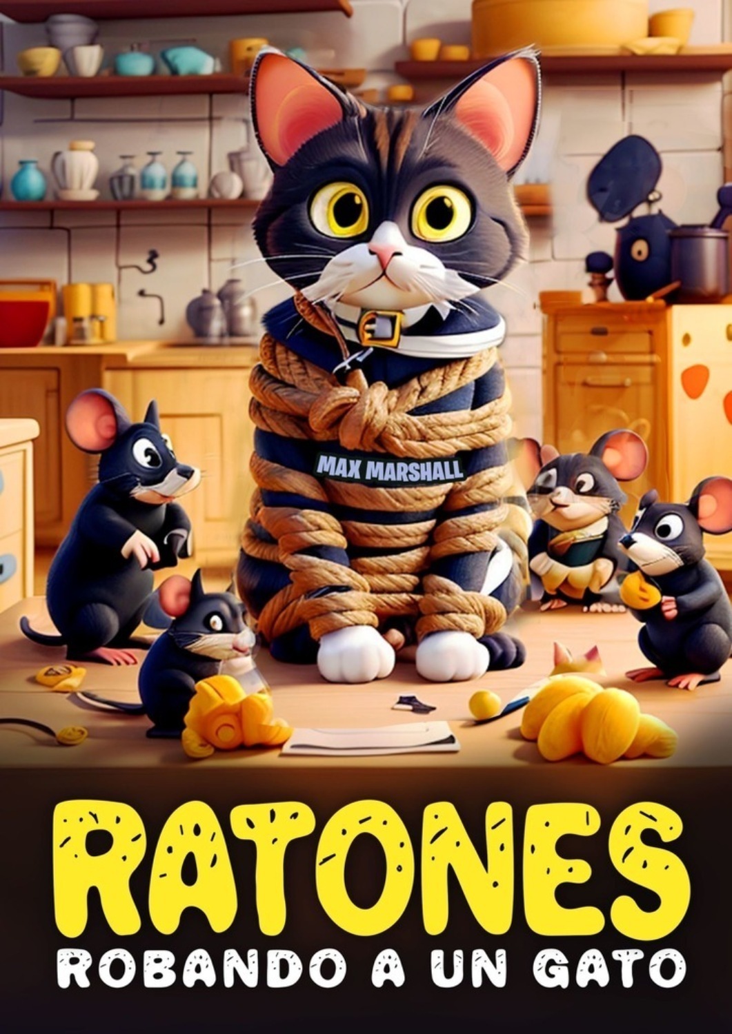 Обложка книги «Ratones Robando a un Gato»