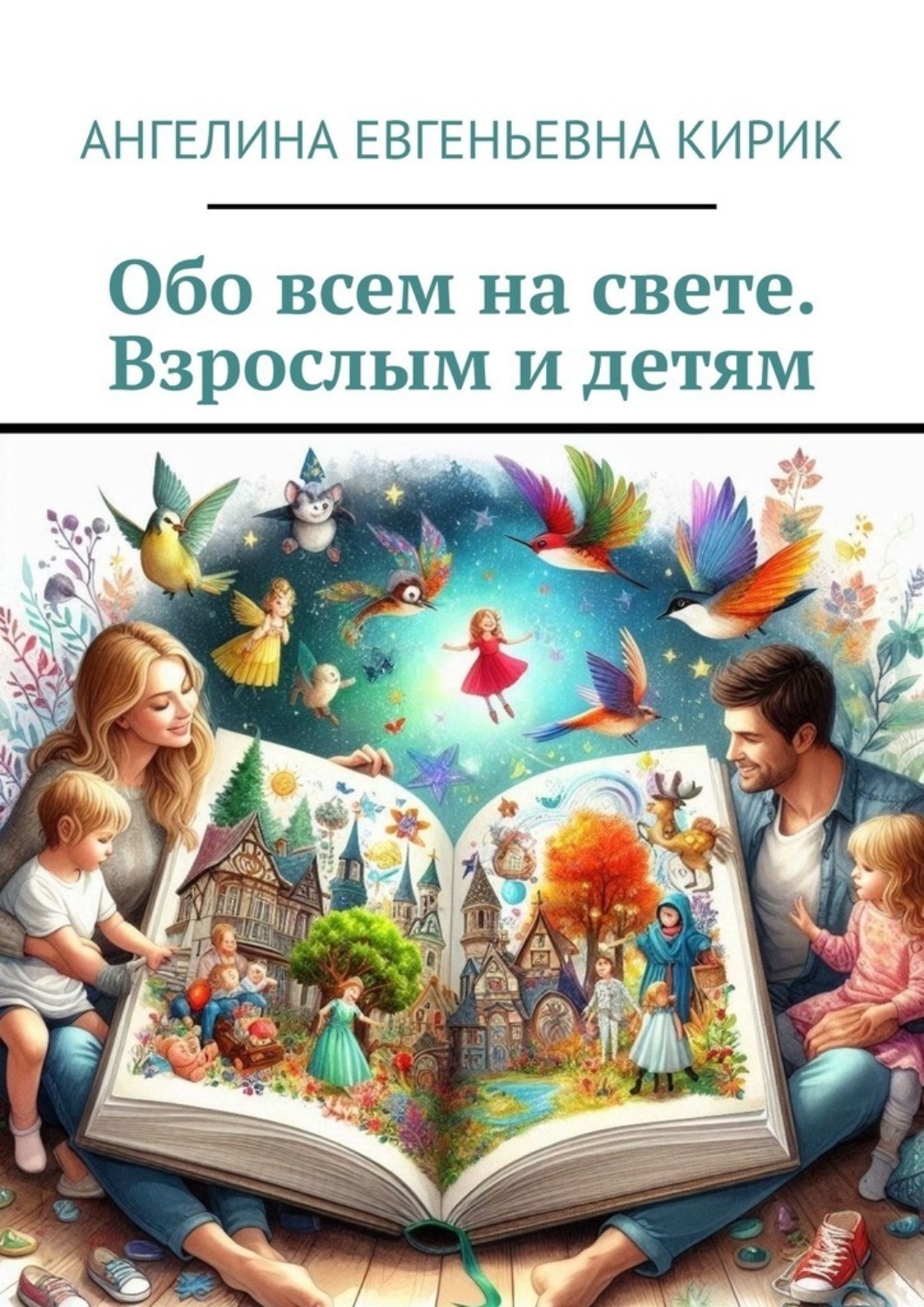 Обложка книги «Обо всем на свете. Взрослым и детям»