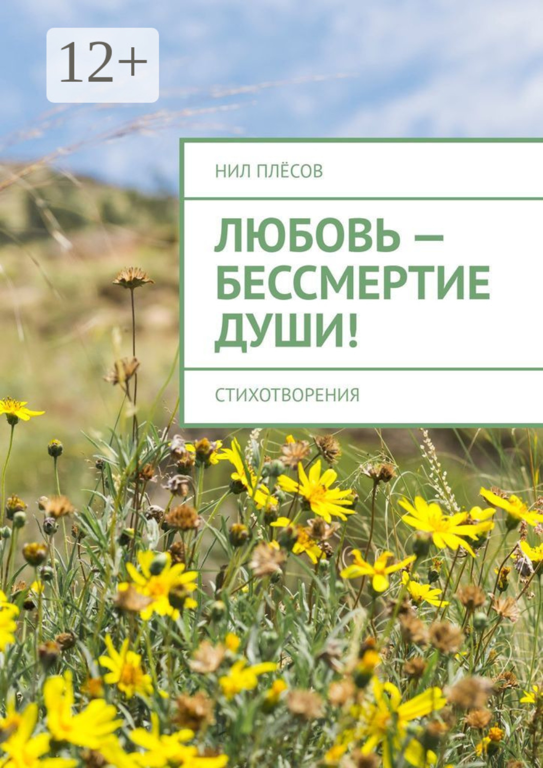 Обложка книги «Любовь – бессмертие души! Стихотворения»