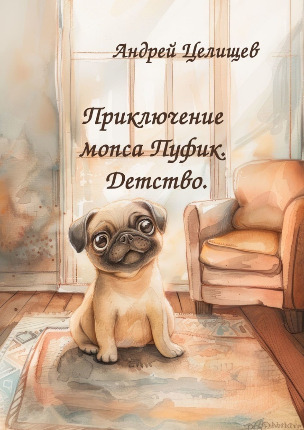Обложка книги «Приключение мопса Пуфик. Детство.»