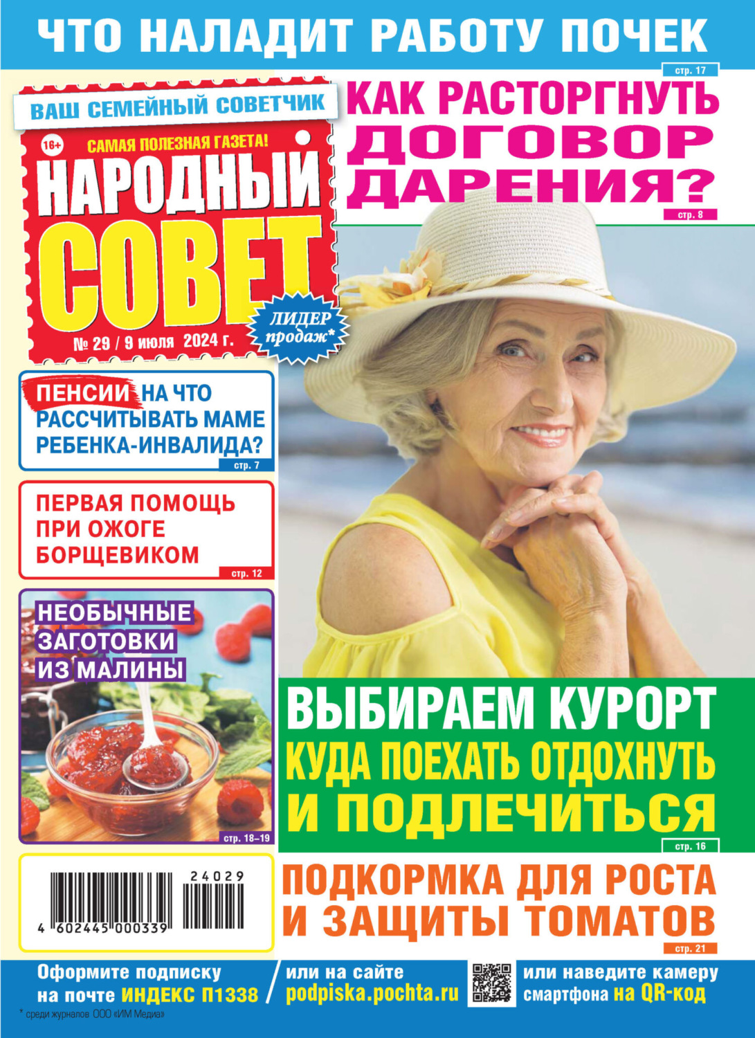 Обложка книги «Народный совет №29/2024»