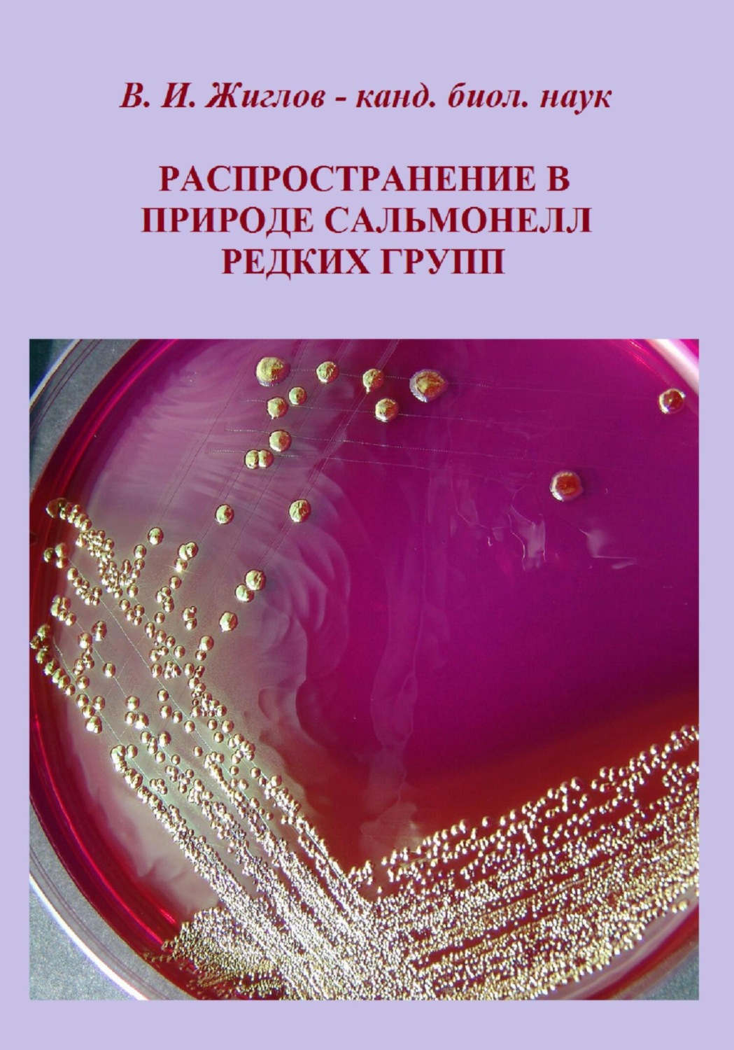 Обложка книги «Распространение в природе сальмонелл редких групп»