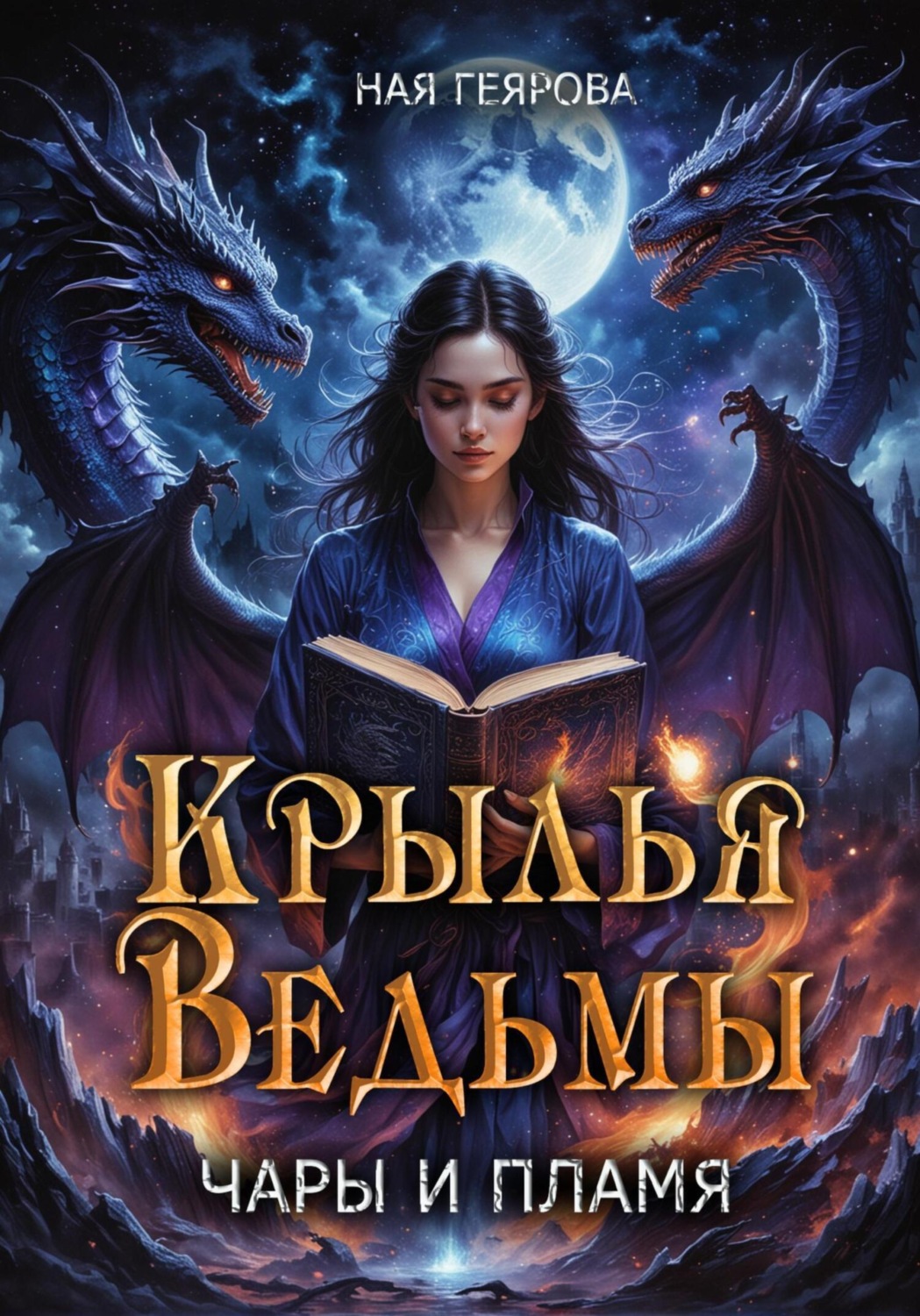 Обложка книги «Крылья ведьмы. Чары и Пламя»