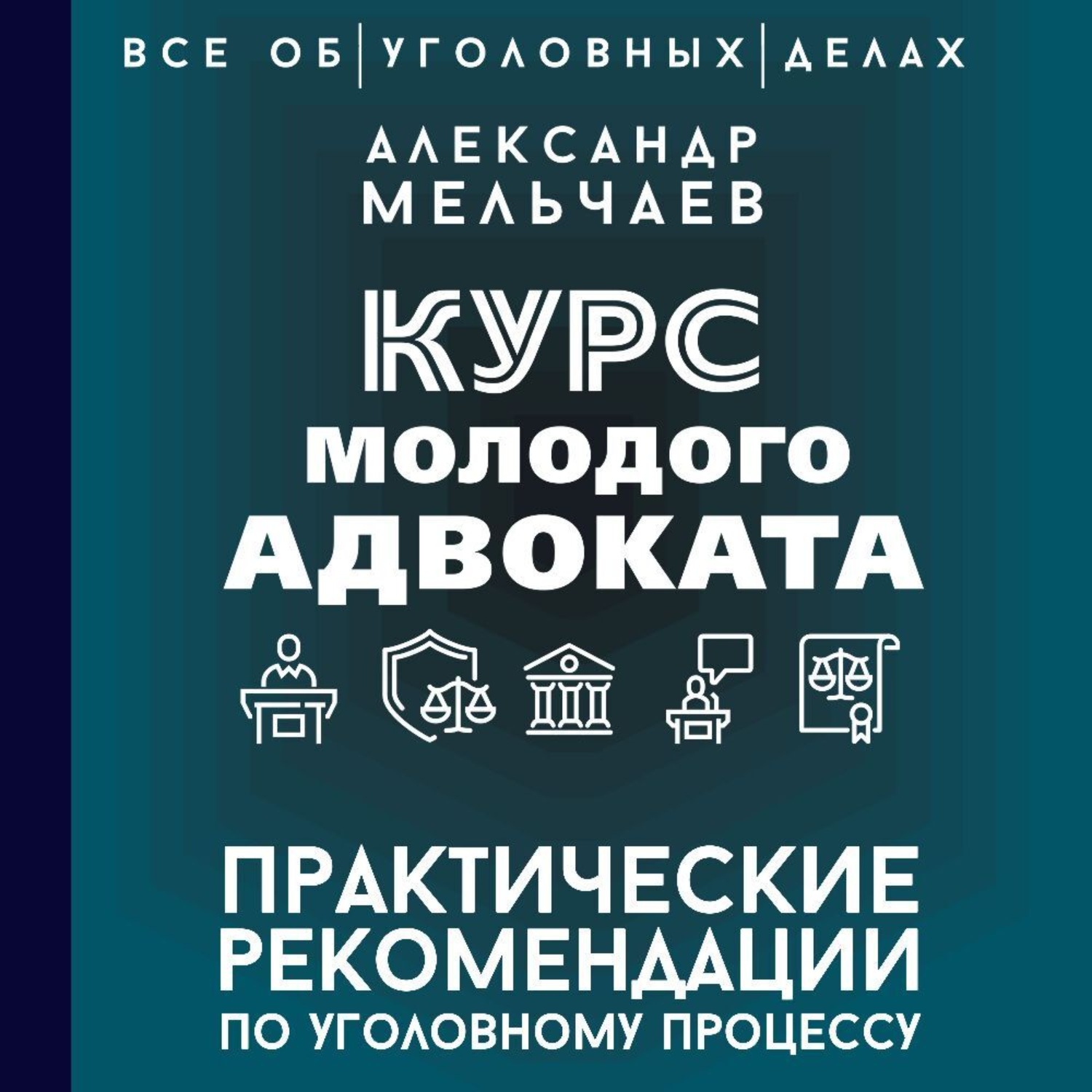 Обложка книги «Курс молодого адвоката. Практические рекомендации по уголовному процессу»
