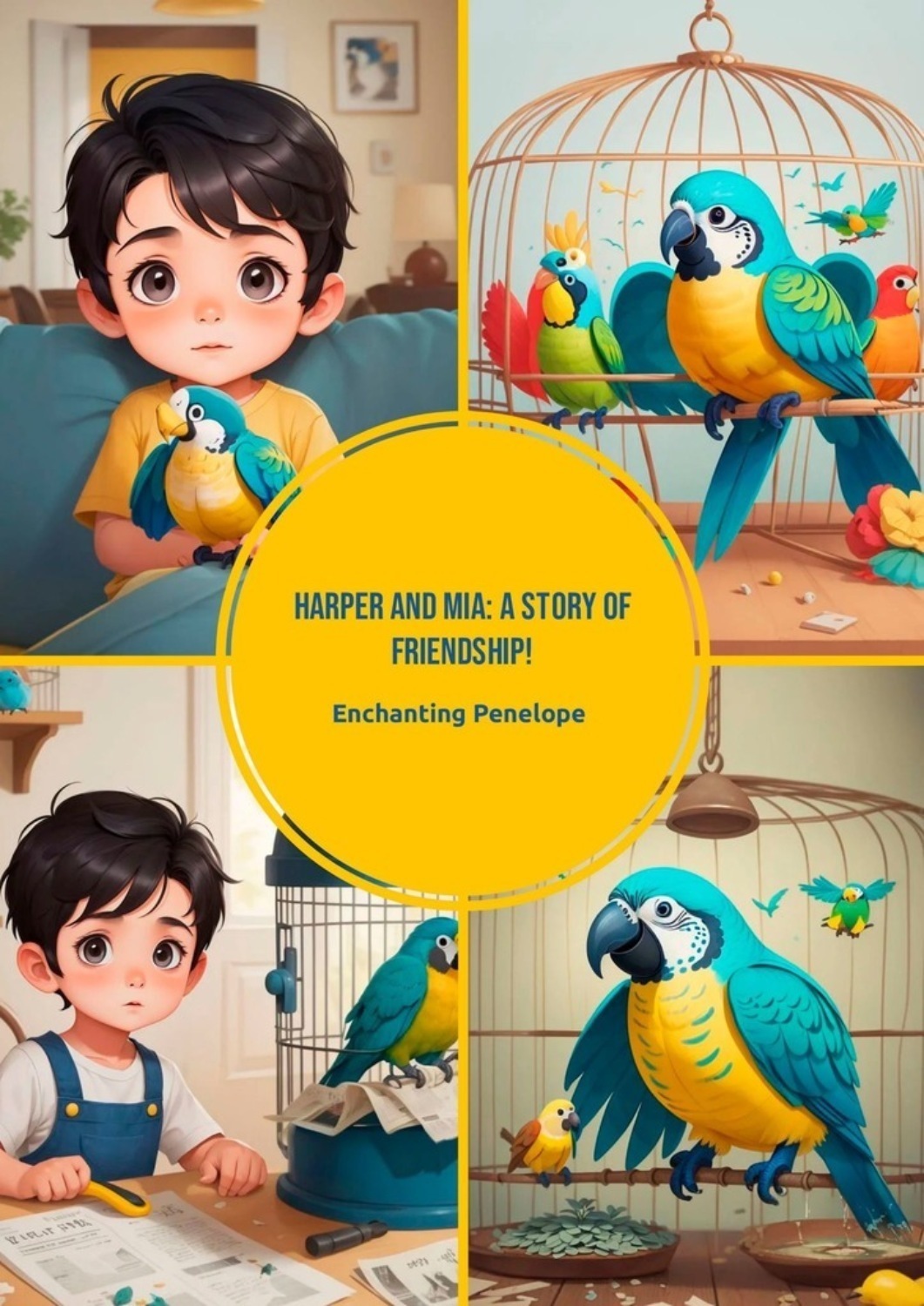 Обложка книги «Harper and Mia: a story of friendship!»
