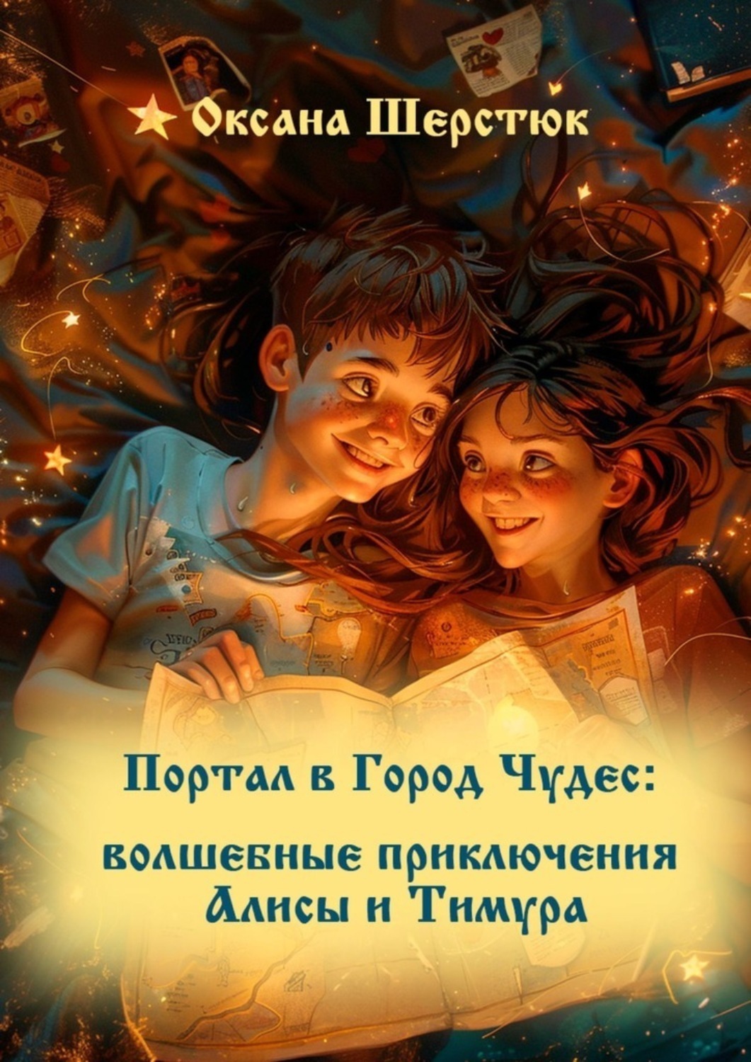 Обложка книги «Портал в Город Чудес: волшебные приключения Алисы и Тимура»