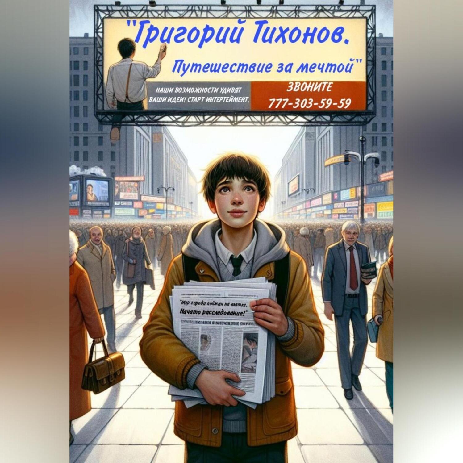 Обложка книги «Григорий Тихонов. Путешествие за мечтой»
