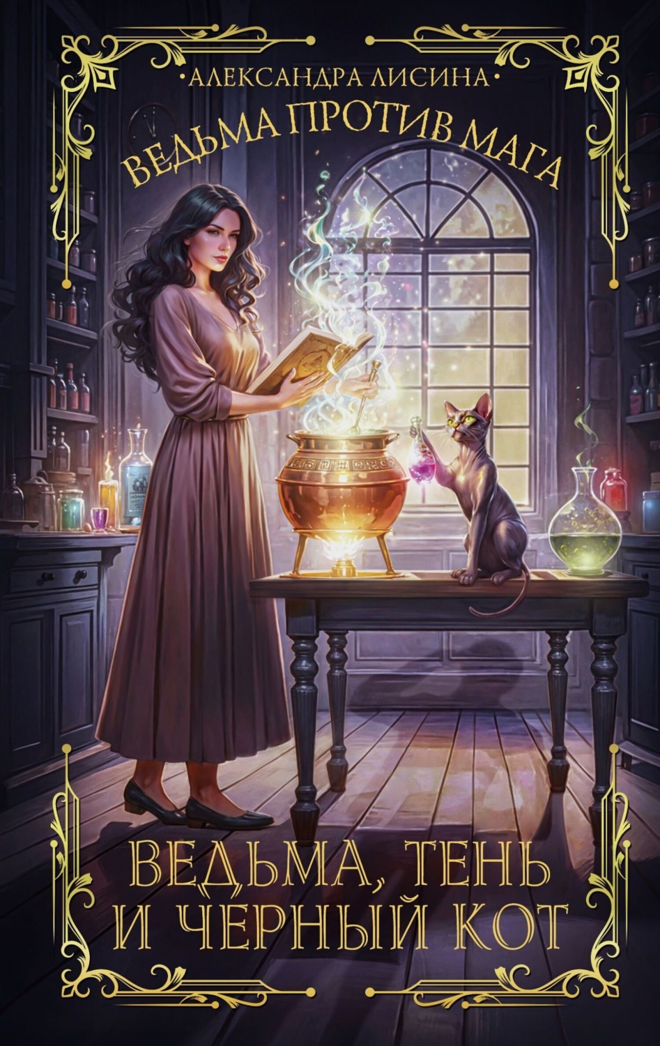 Обложка книги «Ведьма против мага. Книга 1. Ведьма, тень и черный кот»