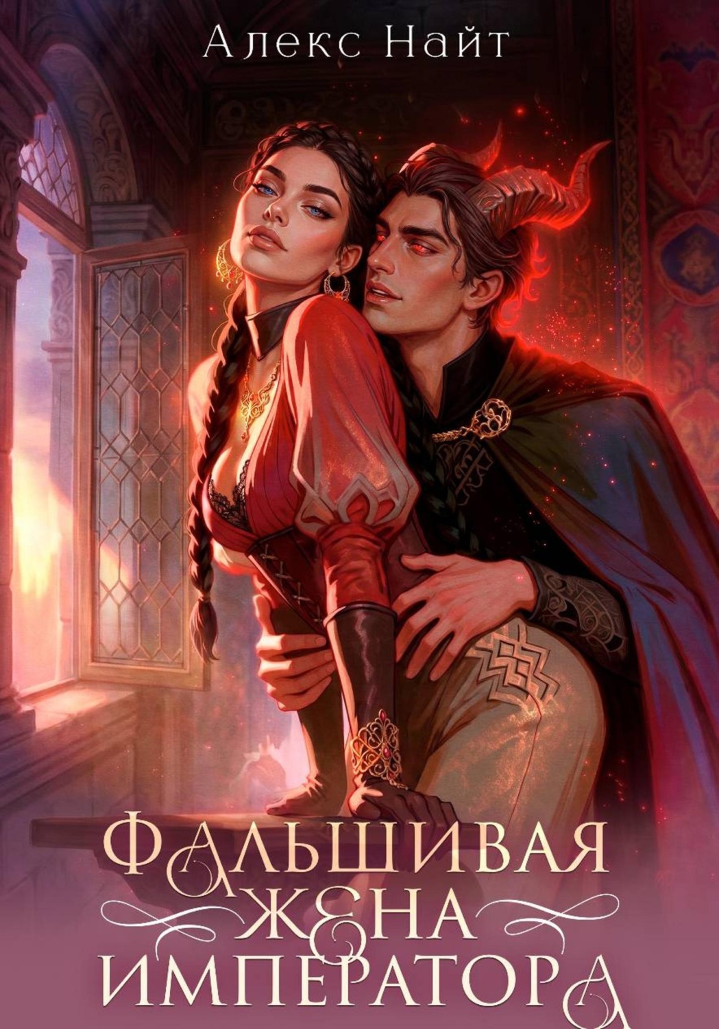 Обложка книги «(Не)истинные. Фальшивая жена императора»