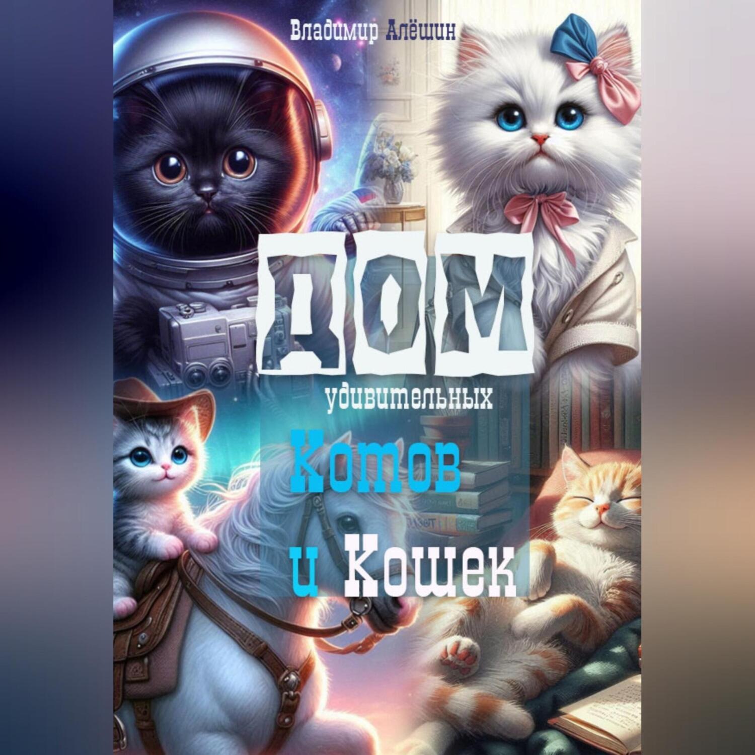 Обложка книги «Дом неожиданных котов и кошек»