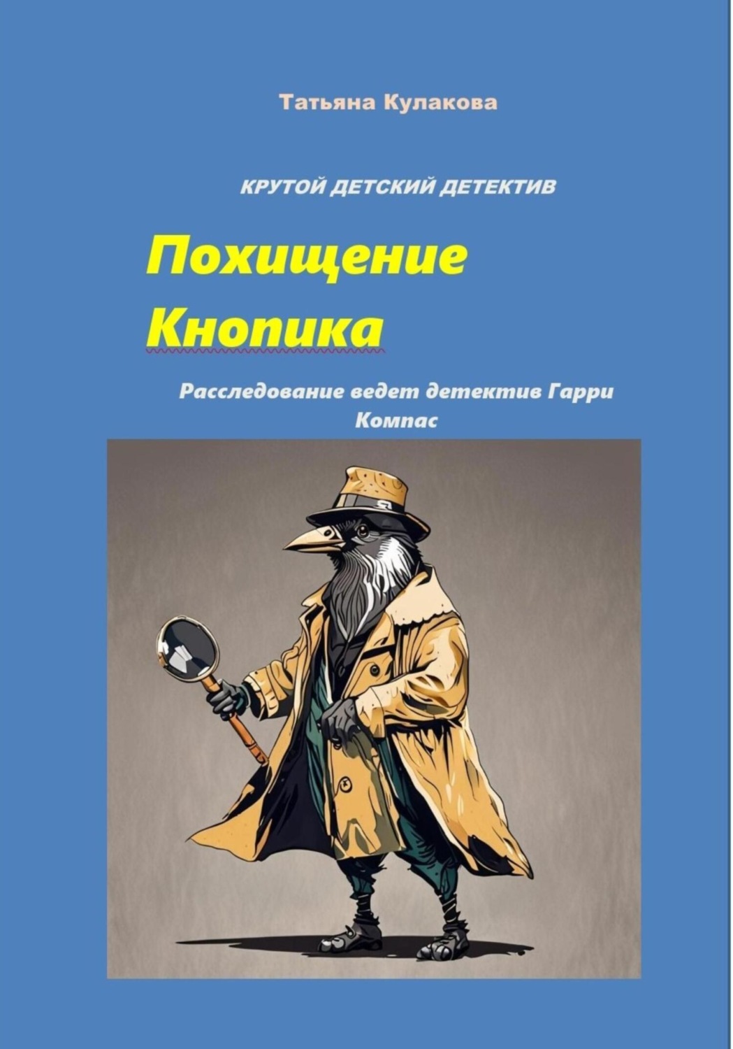 Обложка книги «Похищение Кнопика. Расследование ведет детектив Гарри Компас»