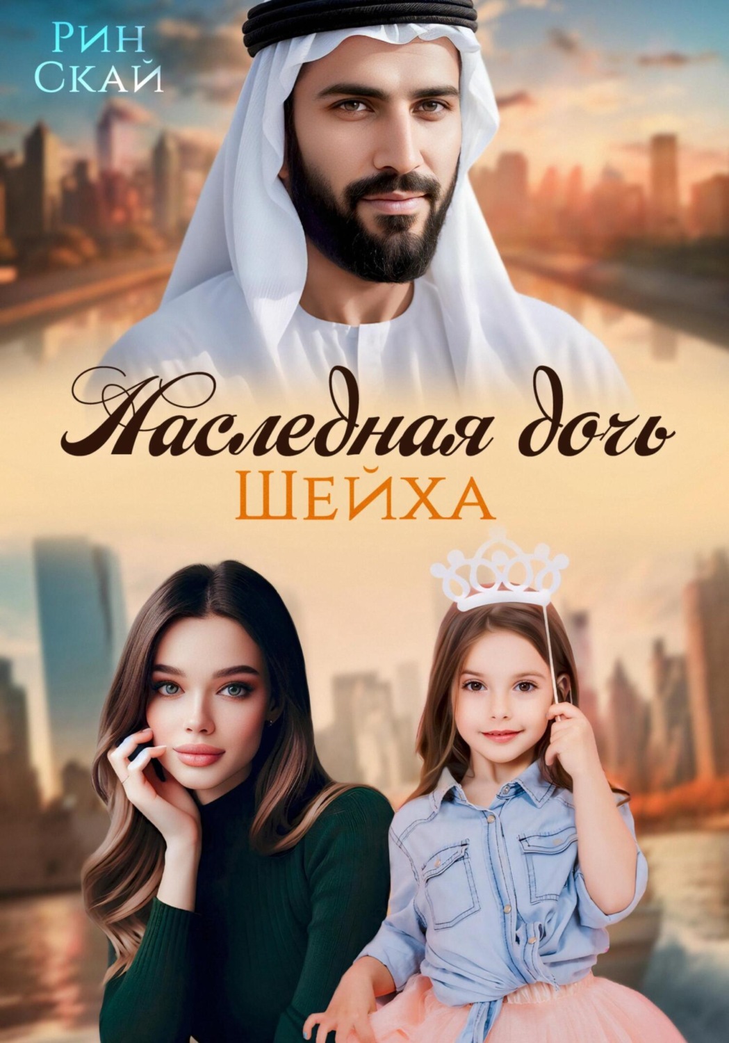 Обложка книги «Наследная дочь шейха»