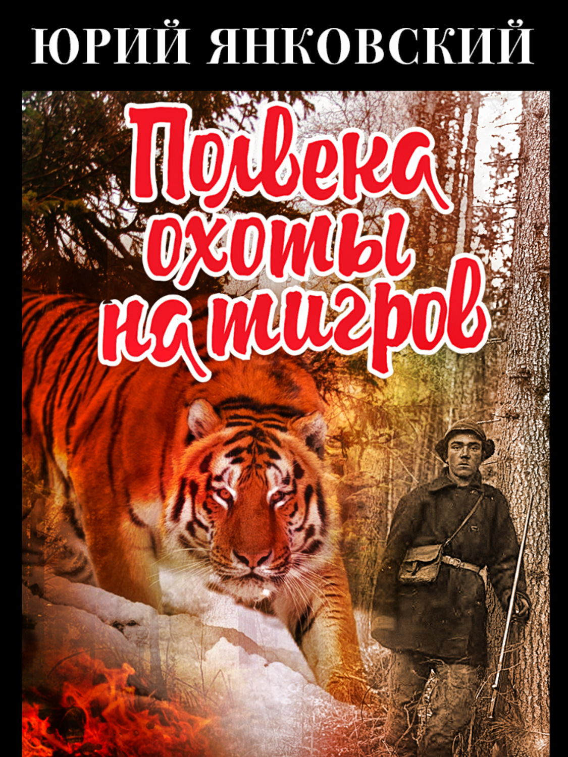 Обложка книги «Полвека охоты на тигров»